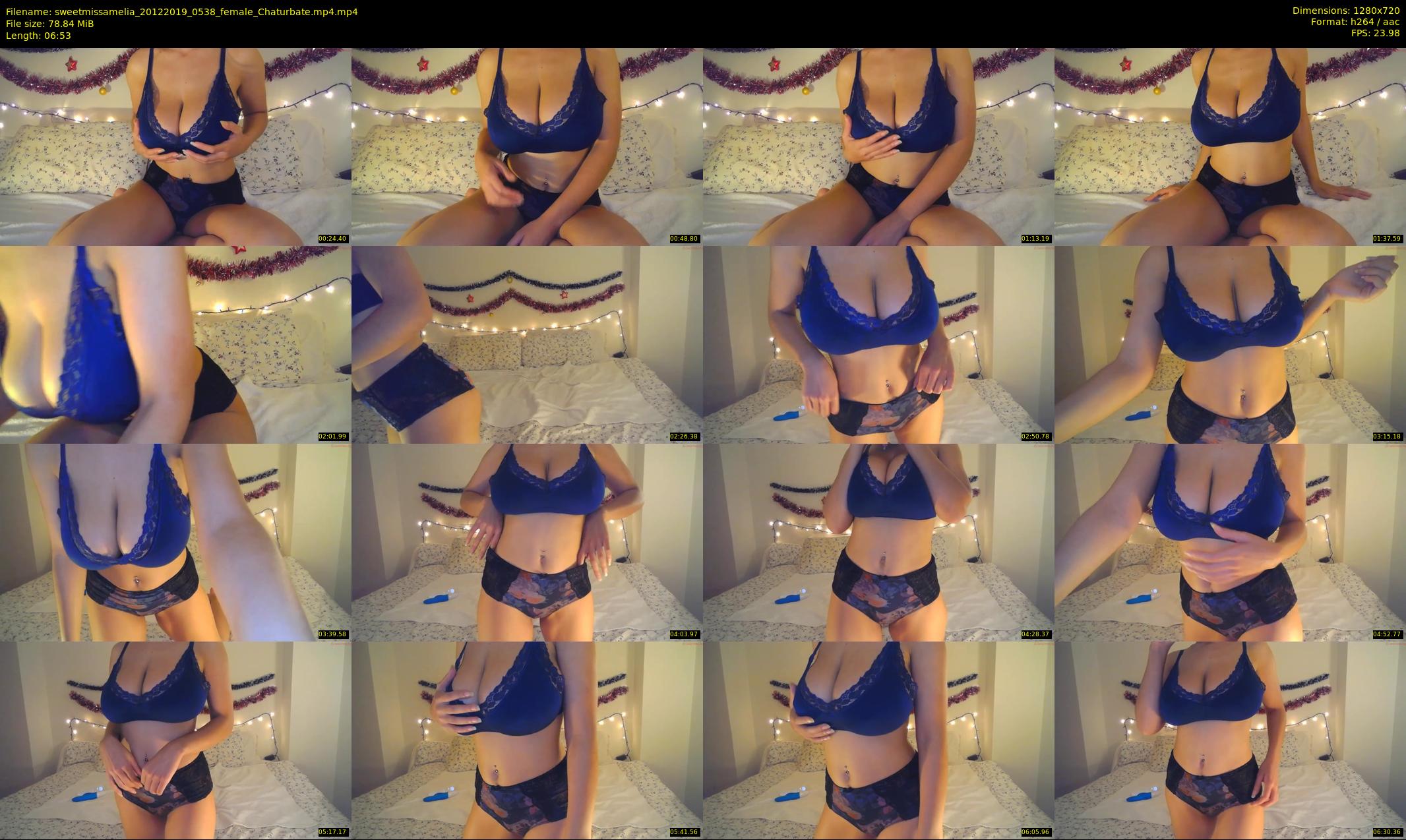 sweetmissamelia — 7 minute Chaturbate female cam show recording, 720p, Dec 20, 2019