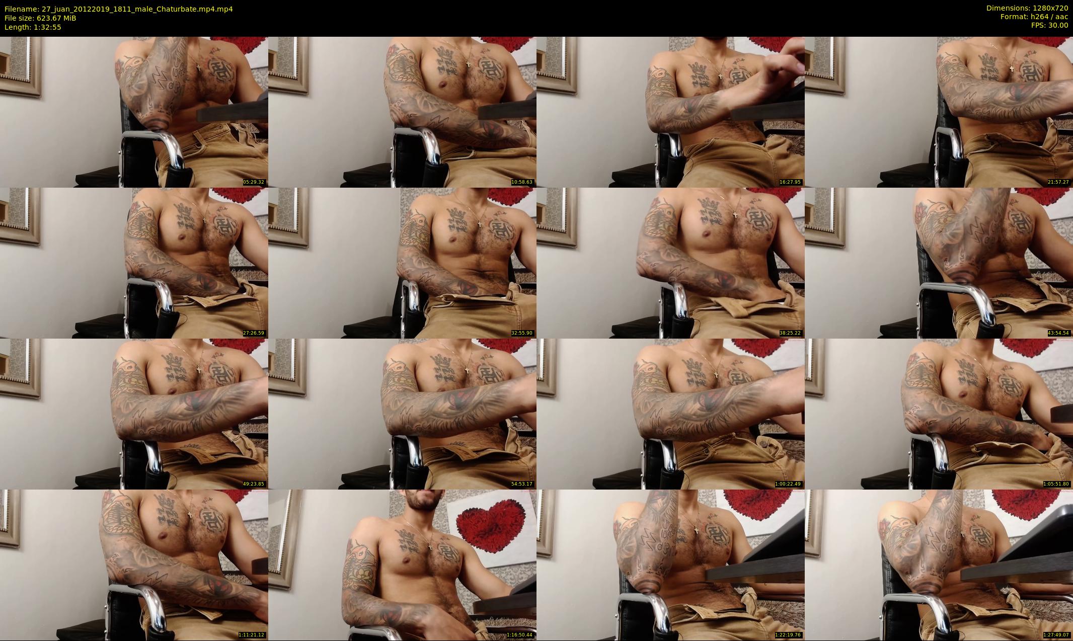 27_juan — 93 minute Chaturbate male cam show recording, 720p, Dec 20, 2019