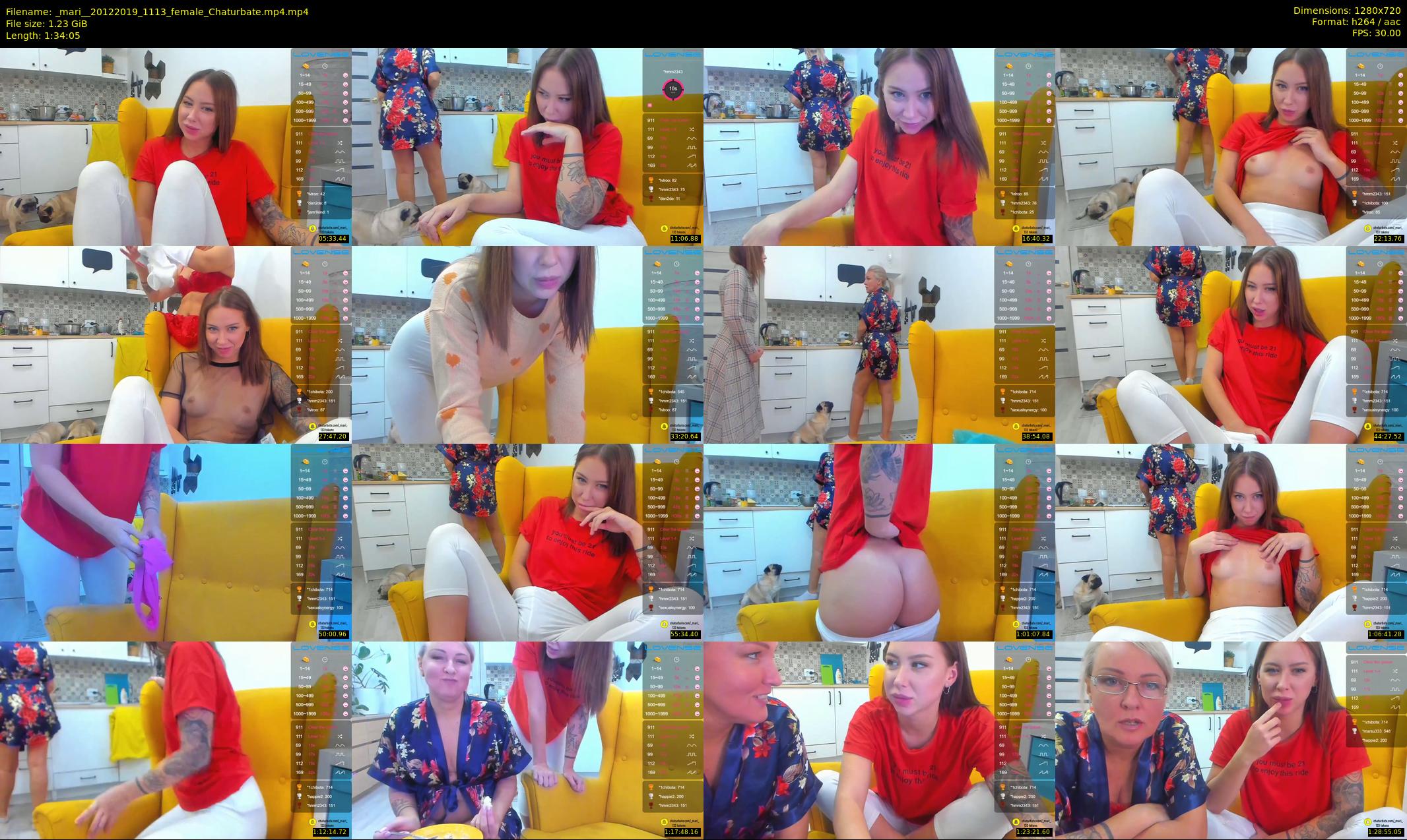_mari_ — 95 minute Chaturbate female cam show recording, 720p, Dec 20, 2019