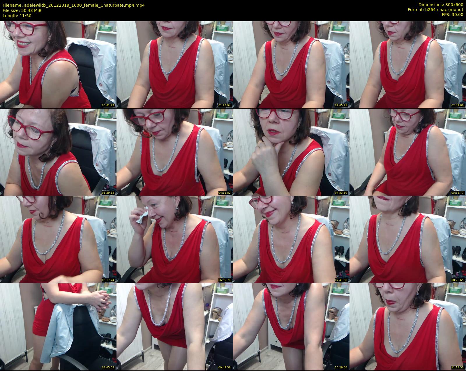 adelewildx — 12 minute Chaturbate female cam show recording, 480p, Dec 20, 2019
