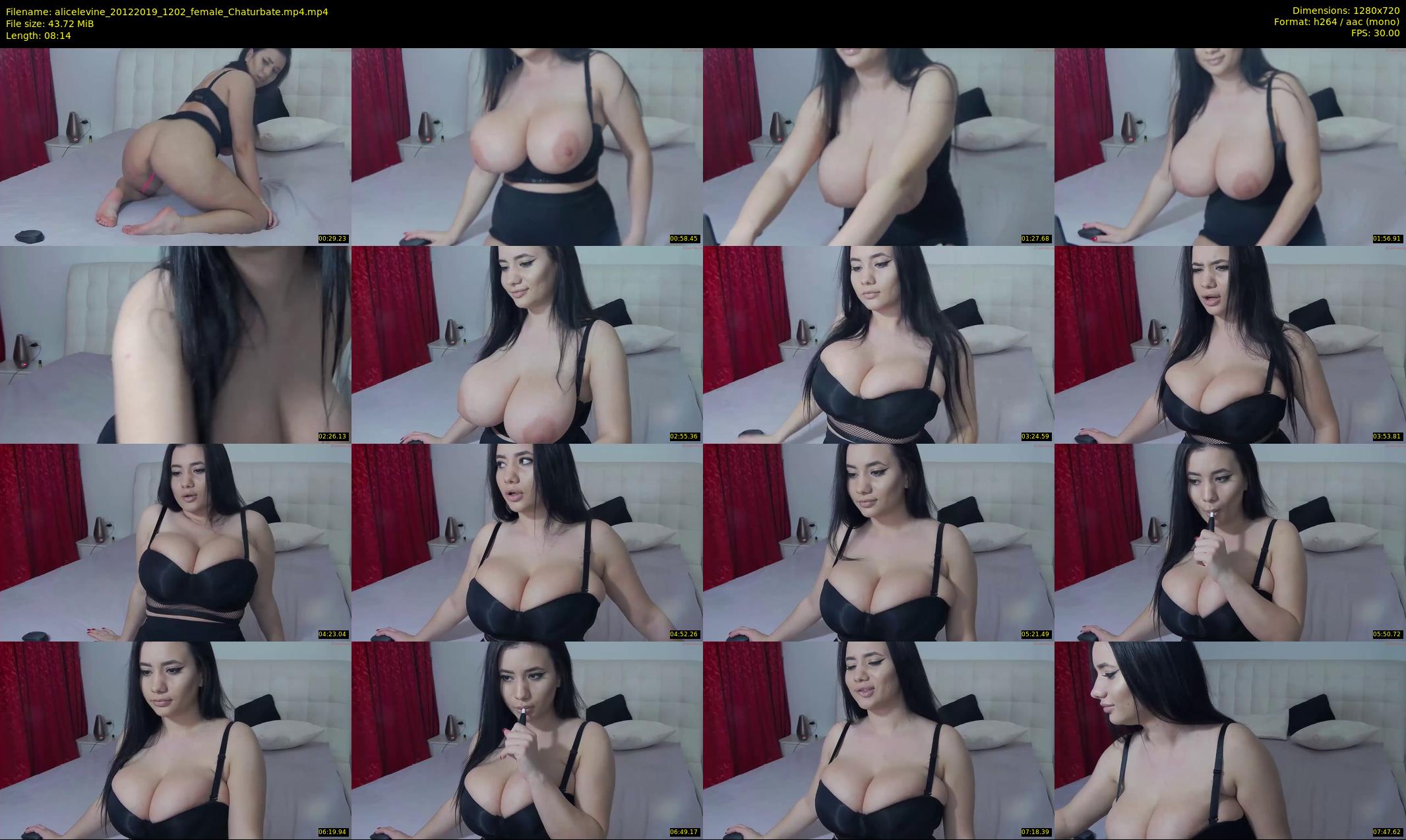 alicelevine — 9 minute Chaturbate female cam show recording, 720p, Dec 20, 2019
