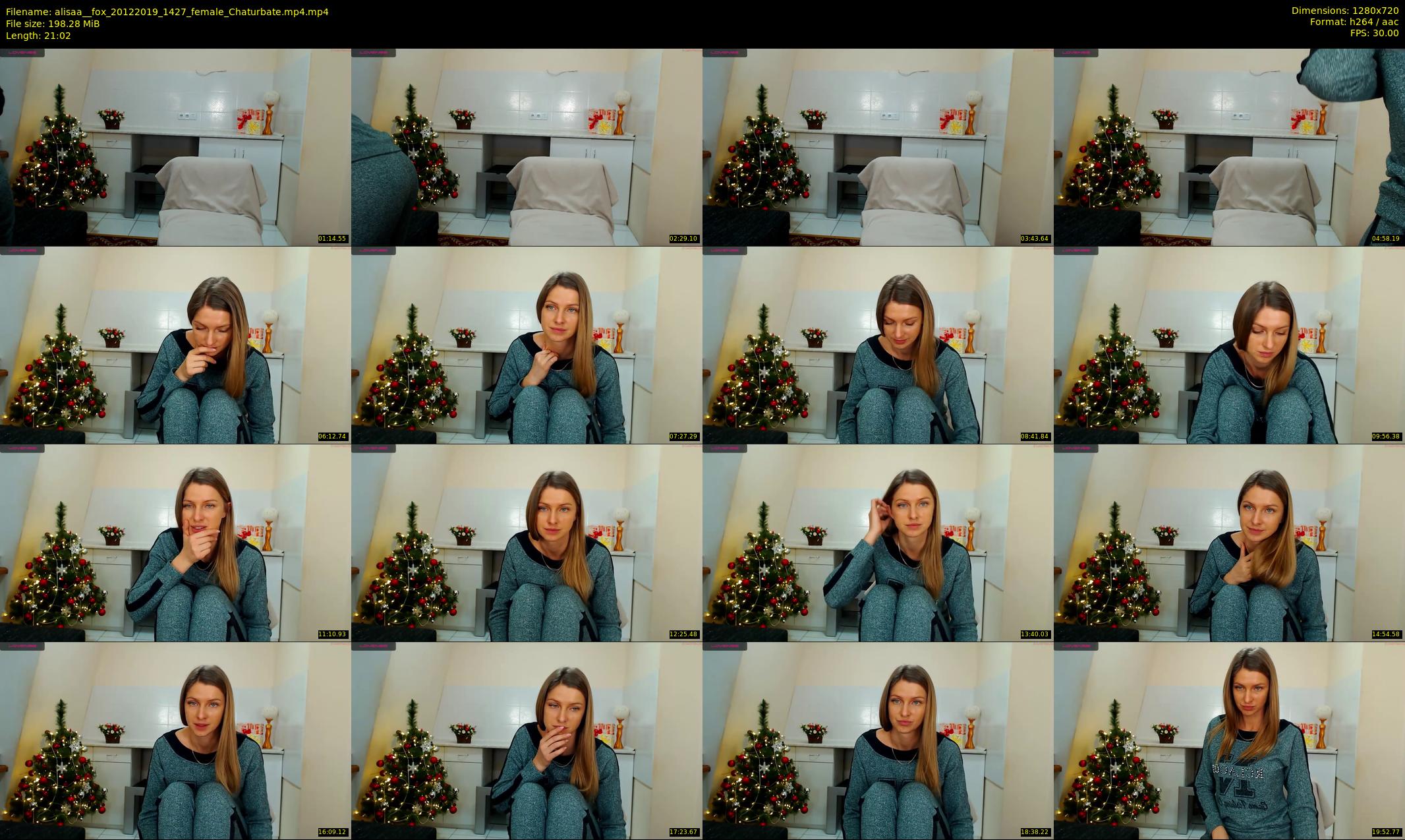 alisaa__fox — 22 minute Chaturbate female cam show recording, 720p, Dec 20, 2019