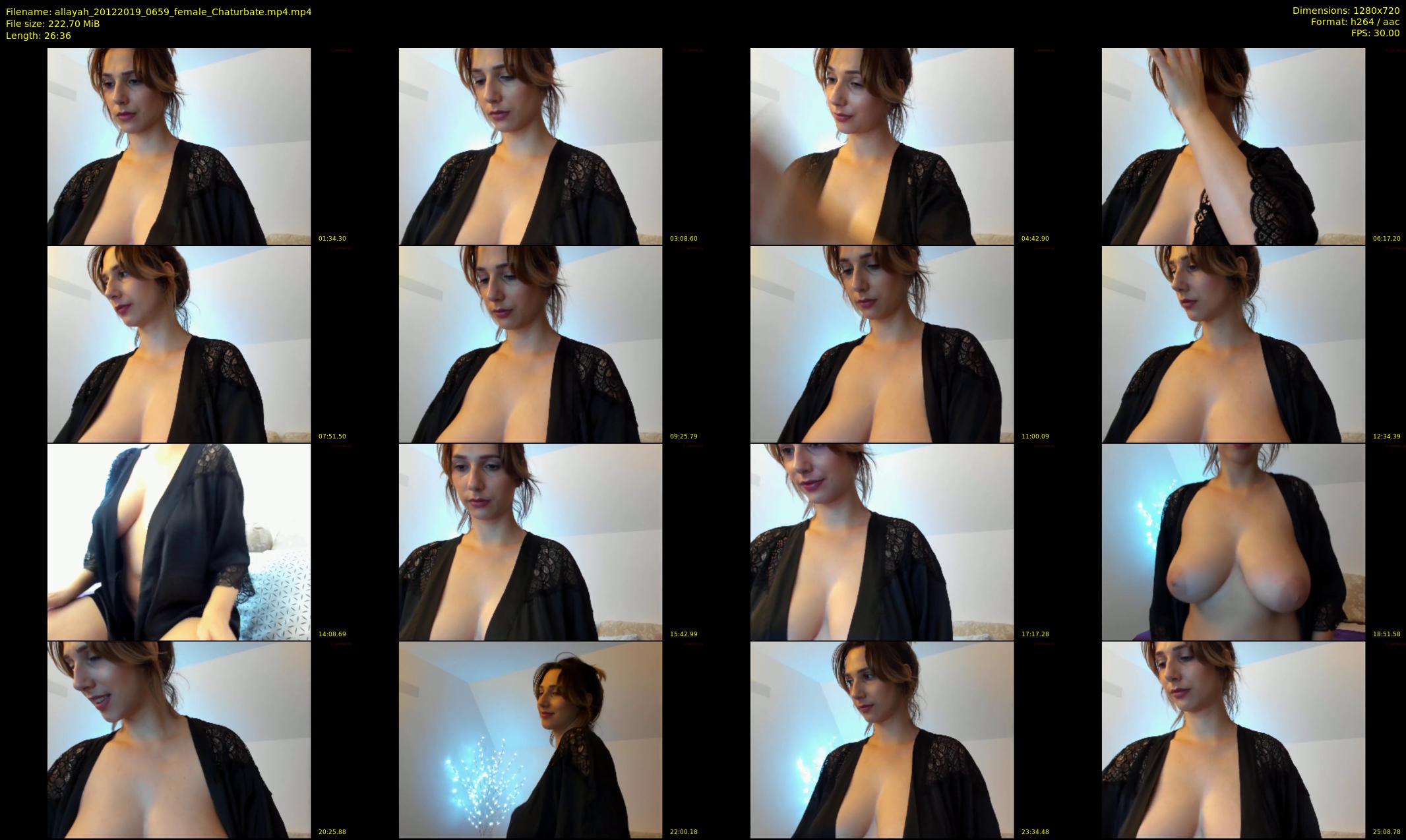 allayah — 27 minute Chaturbate female cam show recording, 720p, Dec 20, 2019