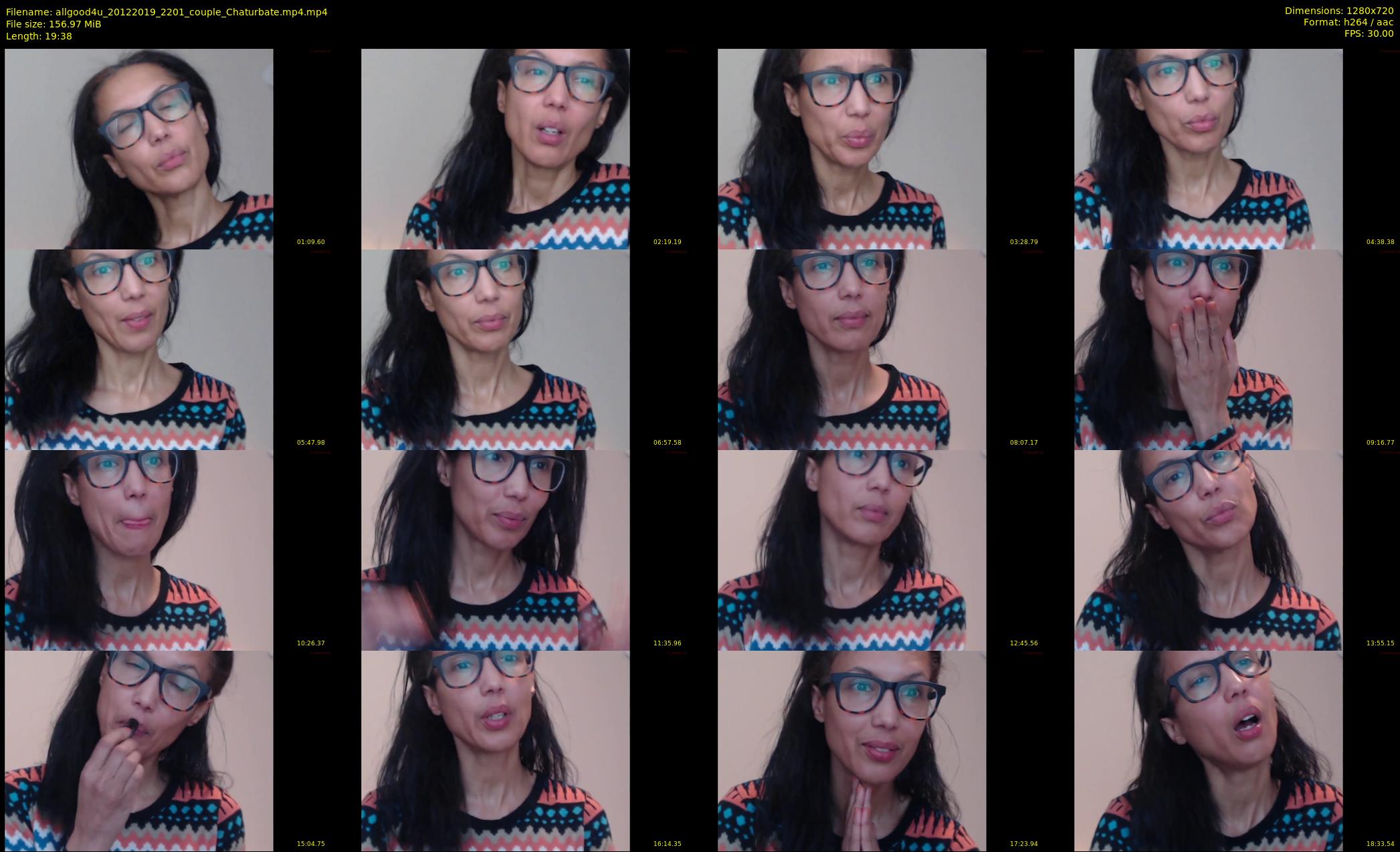 allgood4u — 20 minute Chaturbate couple cam show recording, 720p, Dec 20, 2019