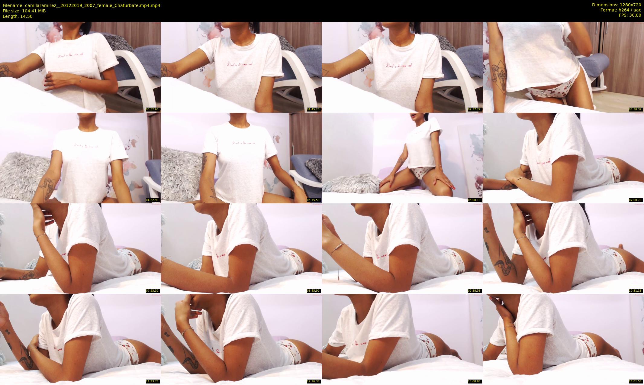 camilaramirez_ — 15 minute Chaturbate female cam show recording, 720p, Dec 20, 2019