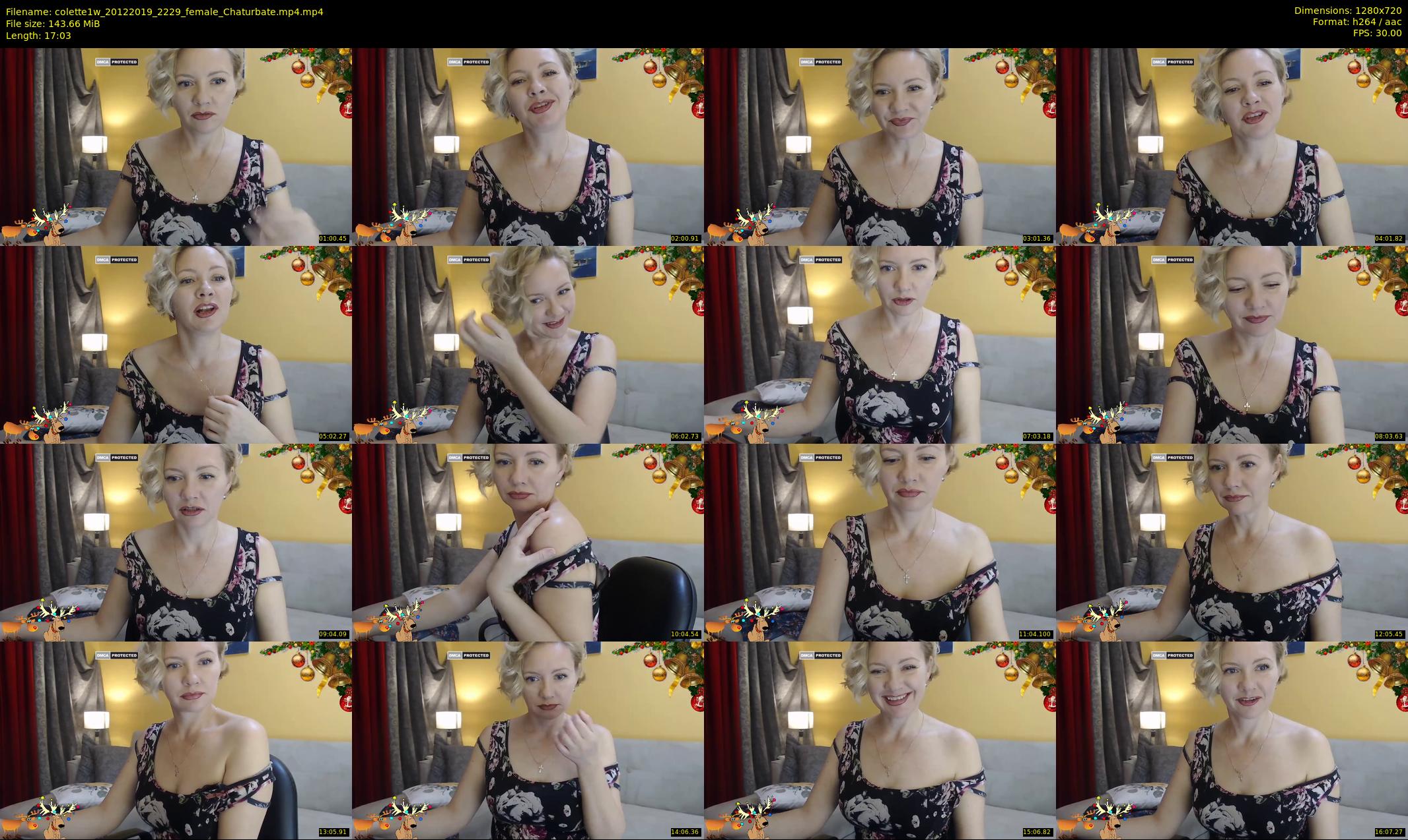 colette1w — 18 minute Chaturbate female cam show recording, 720p, Dec 20, 2019