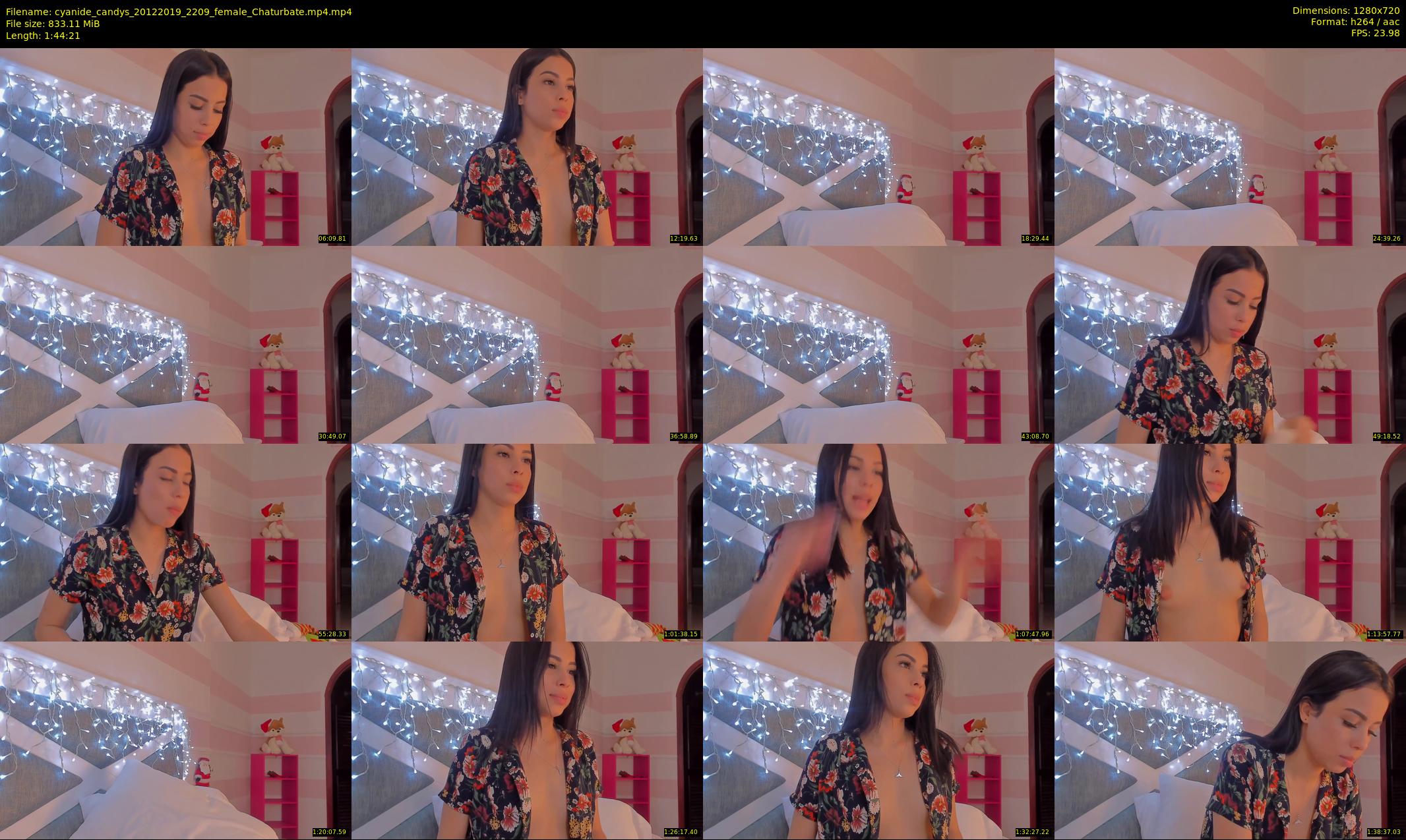 cyanide_candys — 105 minute Chaturbate female cam show recording, 720p, Dec 20, 2019