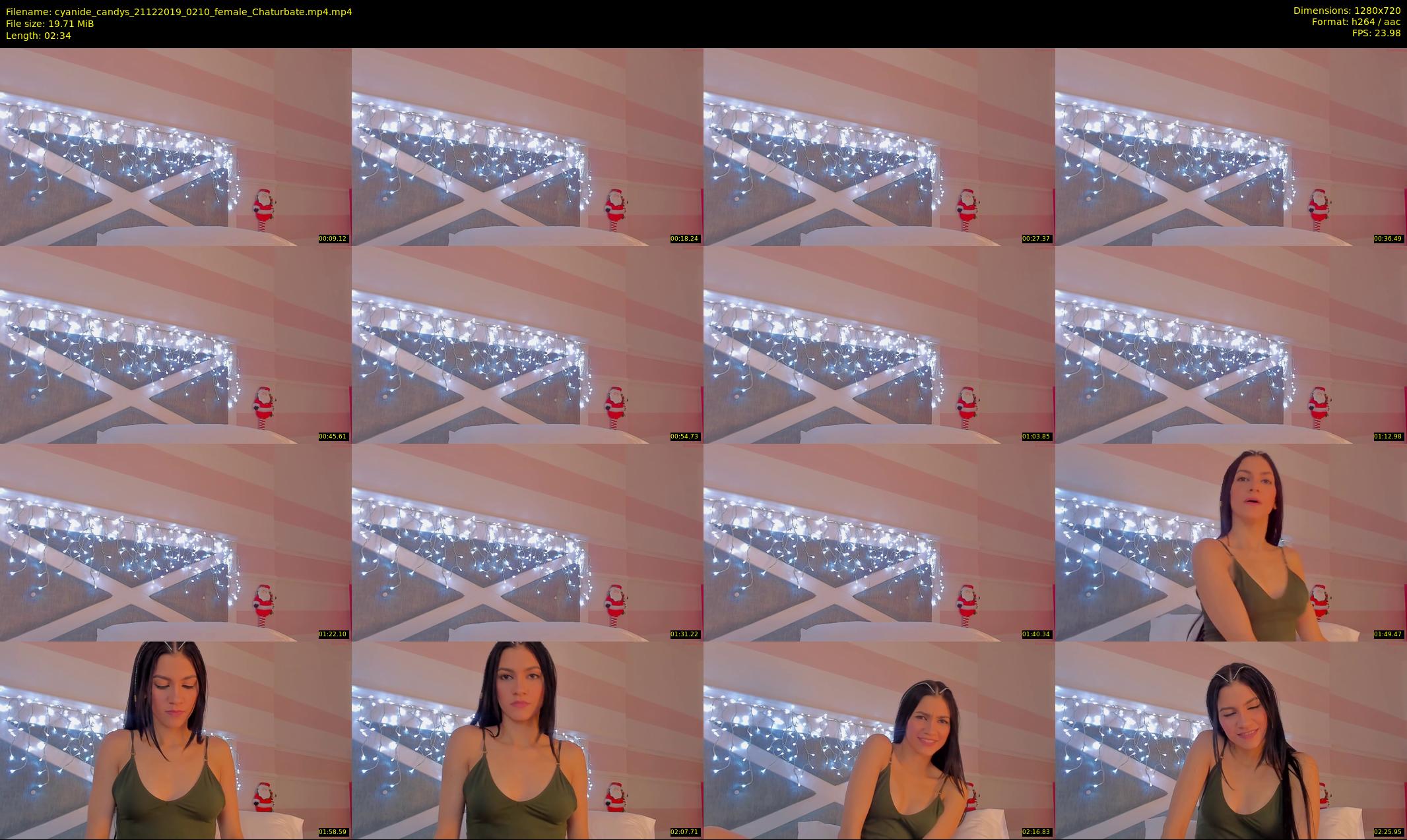 cyanide_candys — 3 minute Chaturbate female cam show recording, 720p, Dec 21, 2019