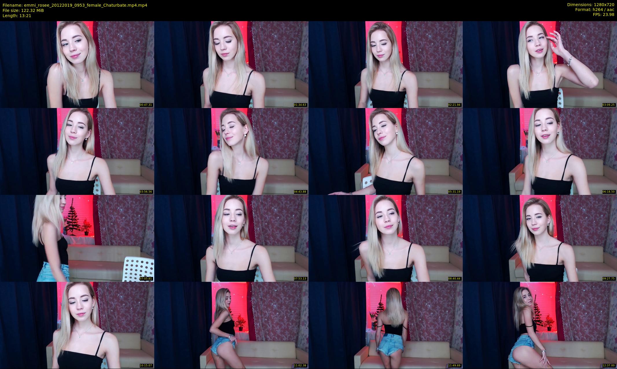 emmi_rosee — 14 minute Chaturbate female cam show recording, 720p, Dec 20, 2019