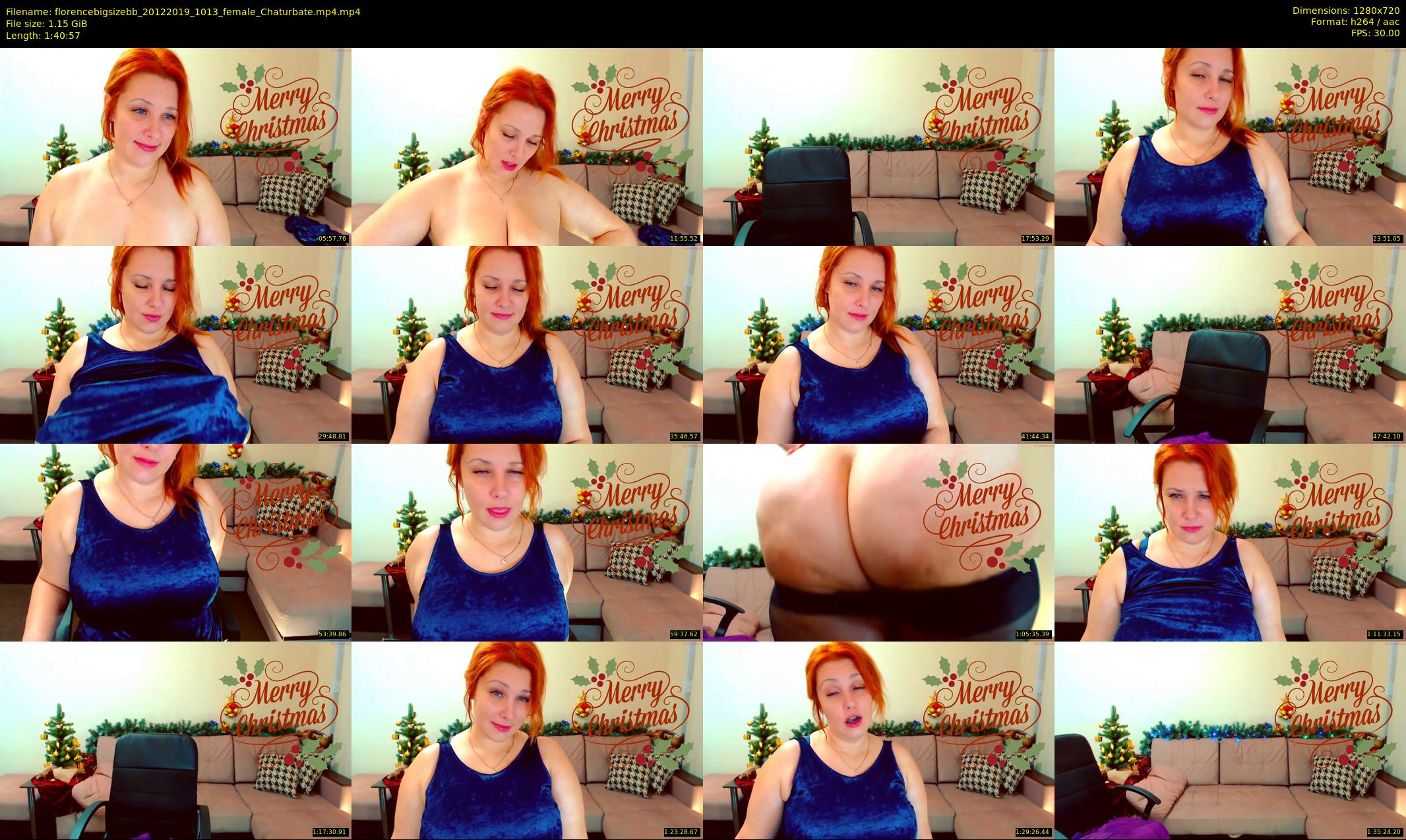 florencebigsizebb — 101 minute Chaturbate female cam show recording, 720p, Dec 20, 2019