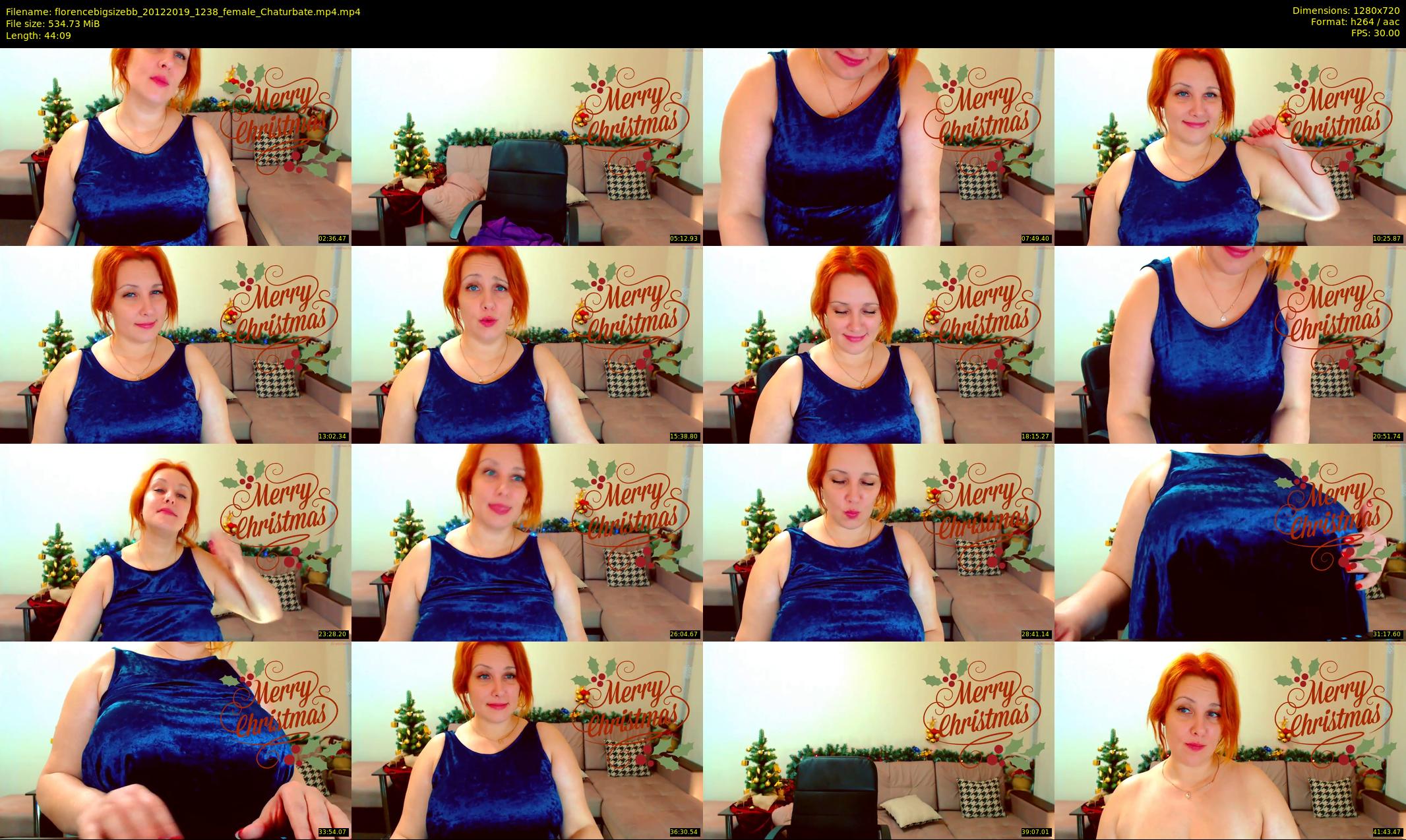 florencebigsizebb — 45 minute Chaturbate female cam show recording, 720p, Dec 20, 2019