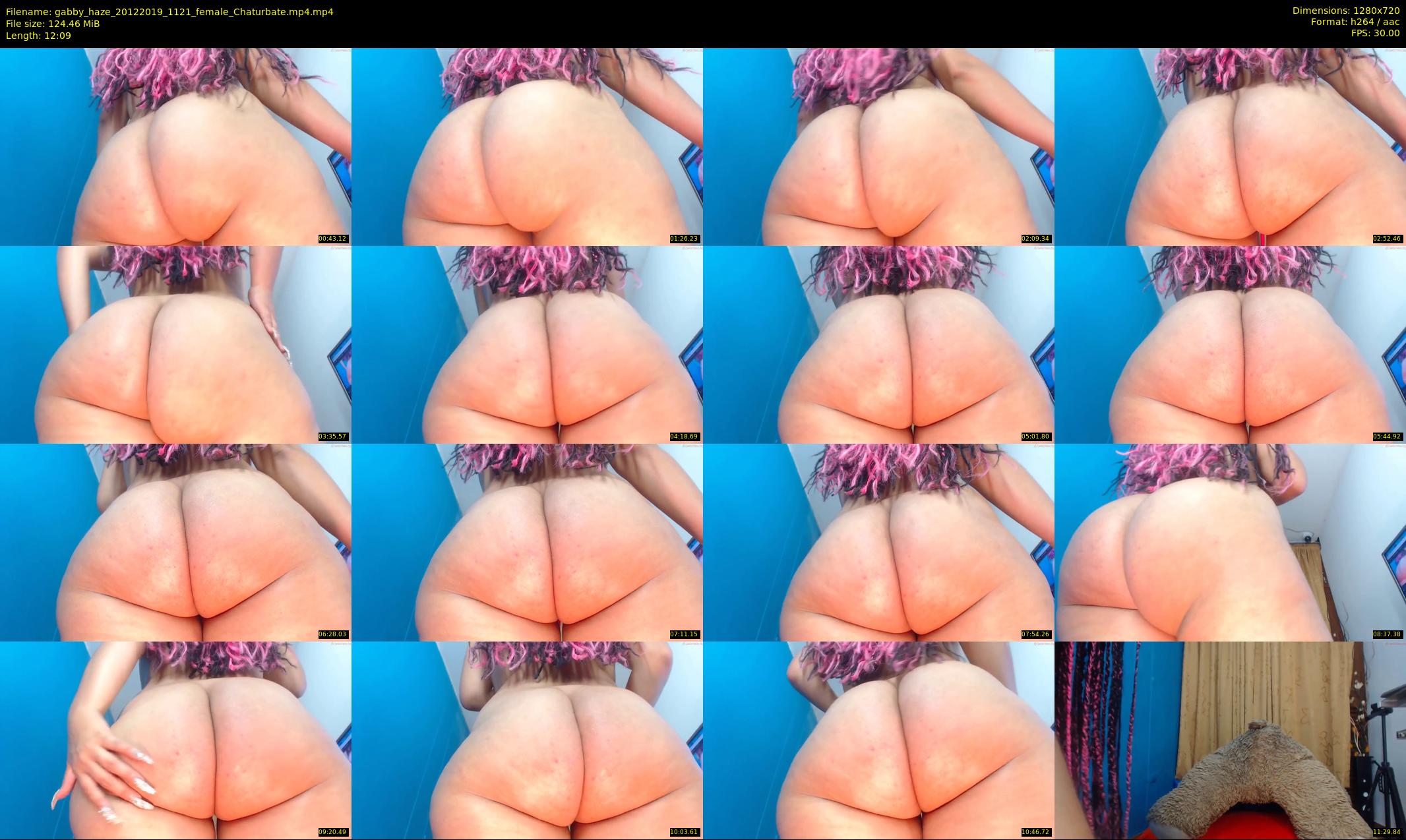gabby_haze — 13 minute Chaturbate female cam show recording, 720p, Dec 20, 2019