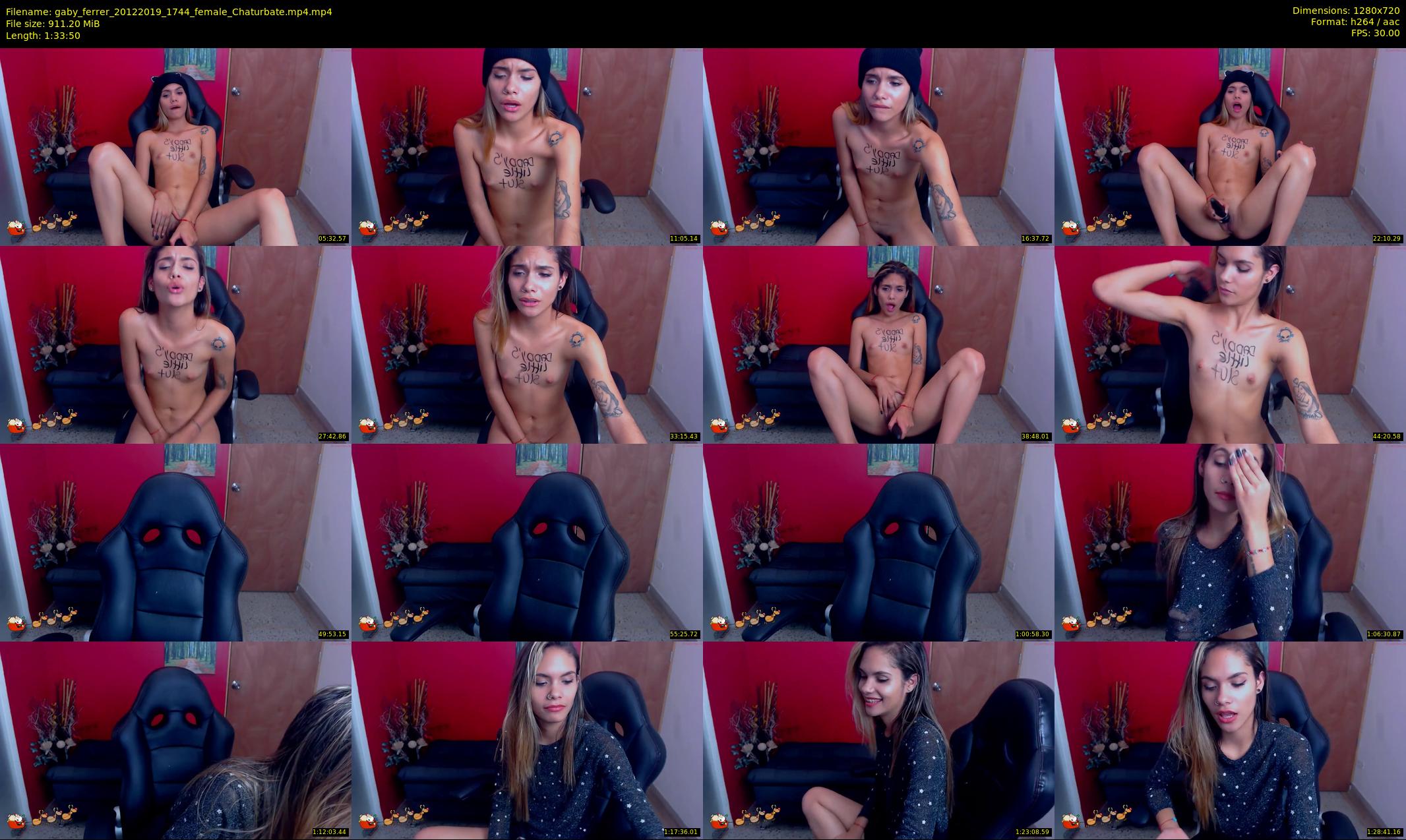gaby_ferrer — 94 minute Chaturbate female cam show recording, 720p, Dec 20, 2019