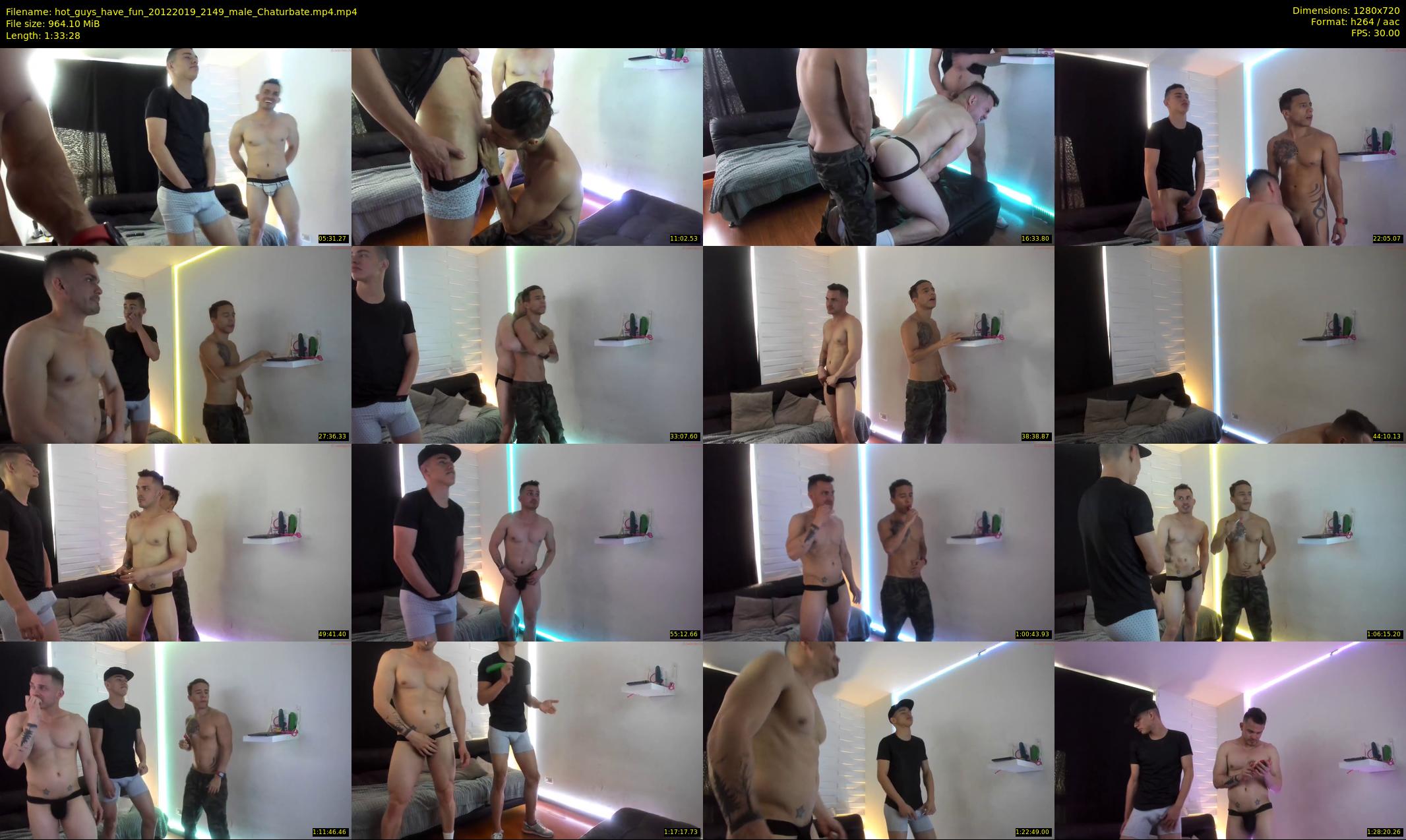 hot_guys_have_fun — 94 minute Chaturbate male cam show recording, 720p, Dec 20, 2019