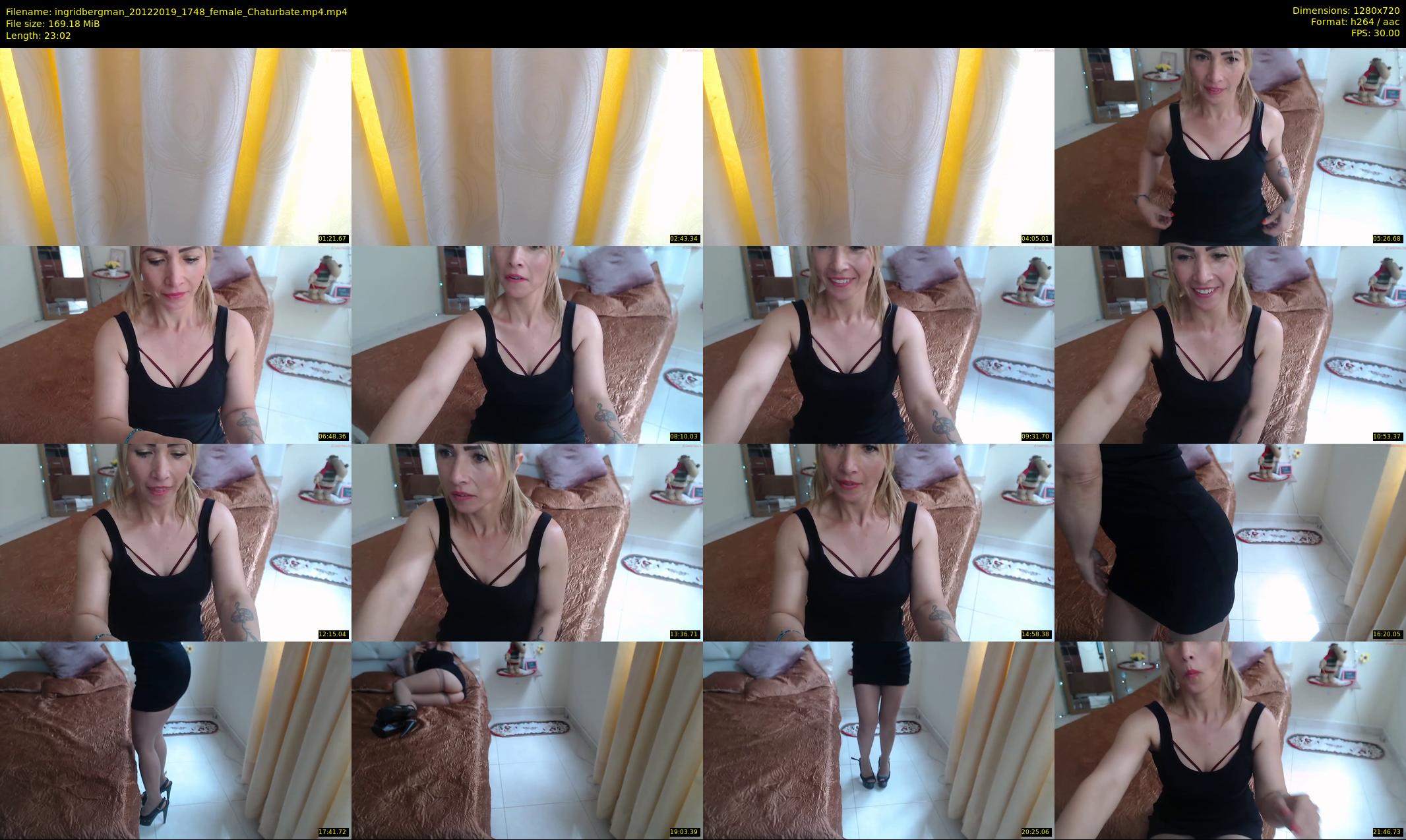 ingridbergman — 24 minute Chaturbate female cam show recording, 720p, Dec 20, 2019