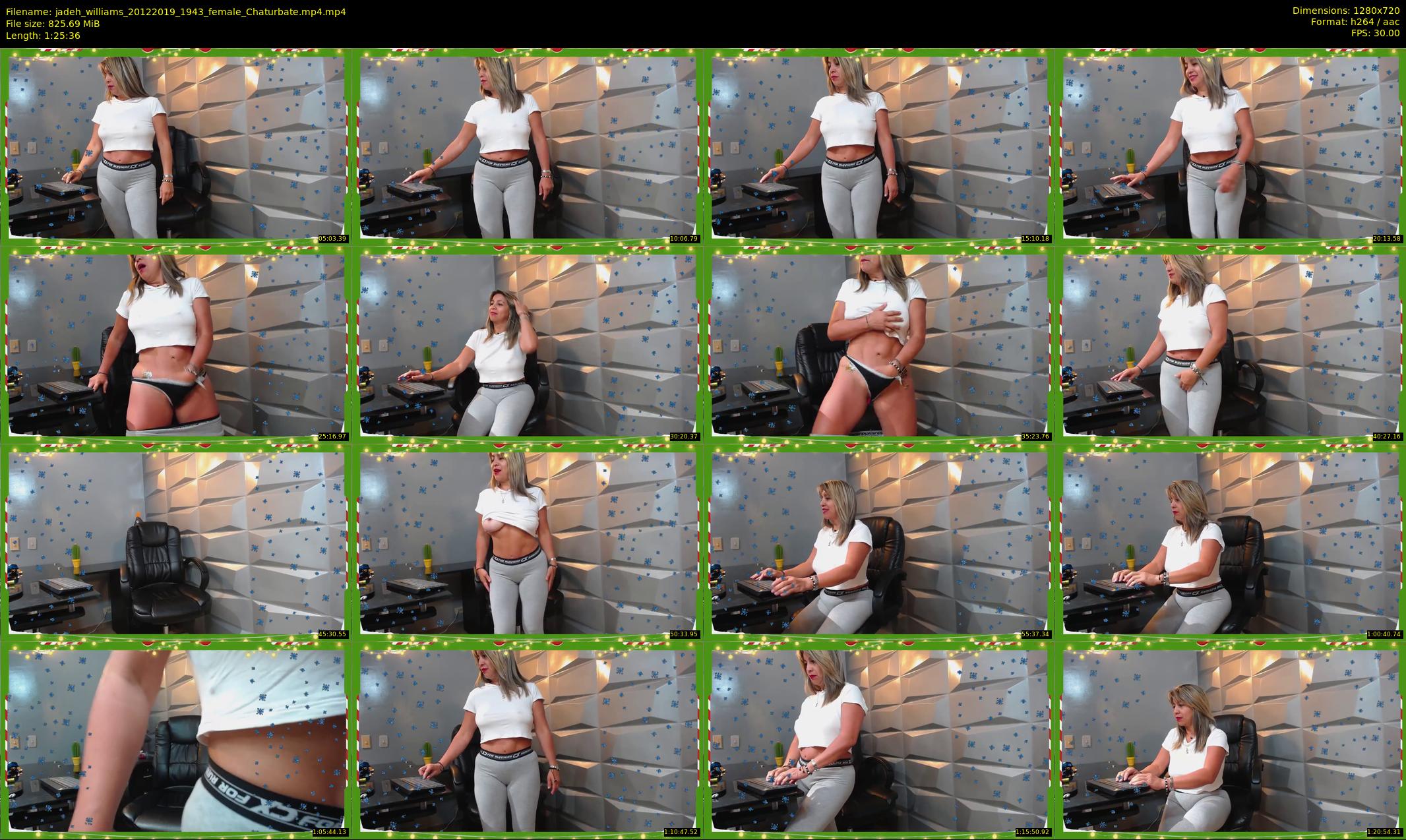 jadeh_williams — 86 minute Chaturbate female cam show recording, 720p, Dec 20, 2019
