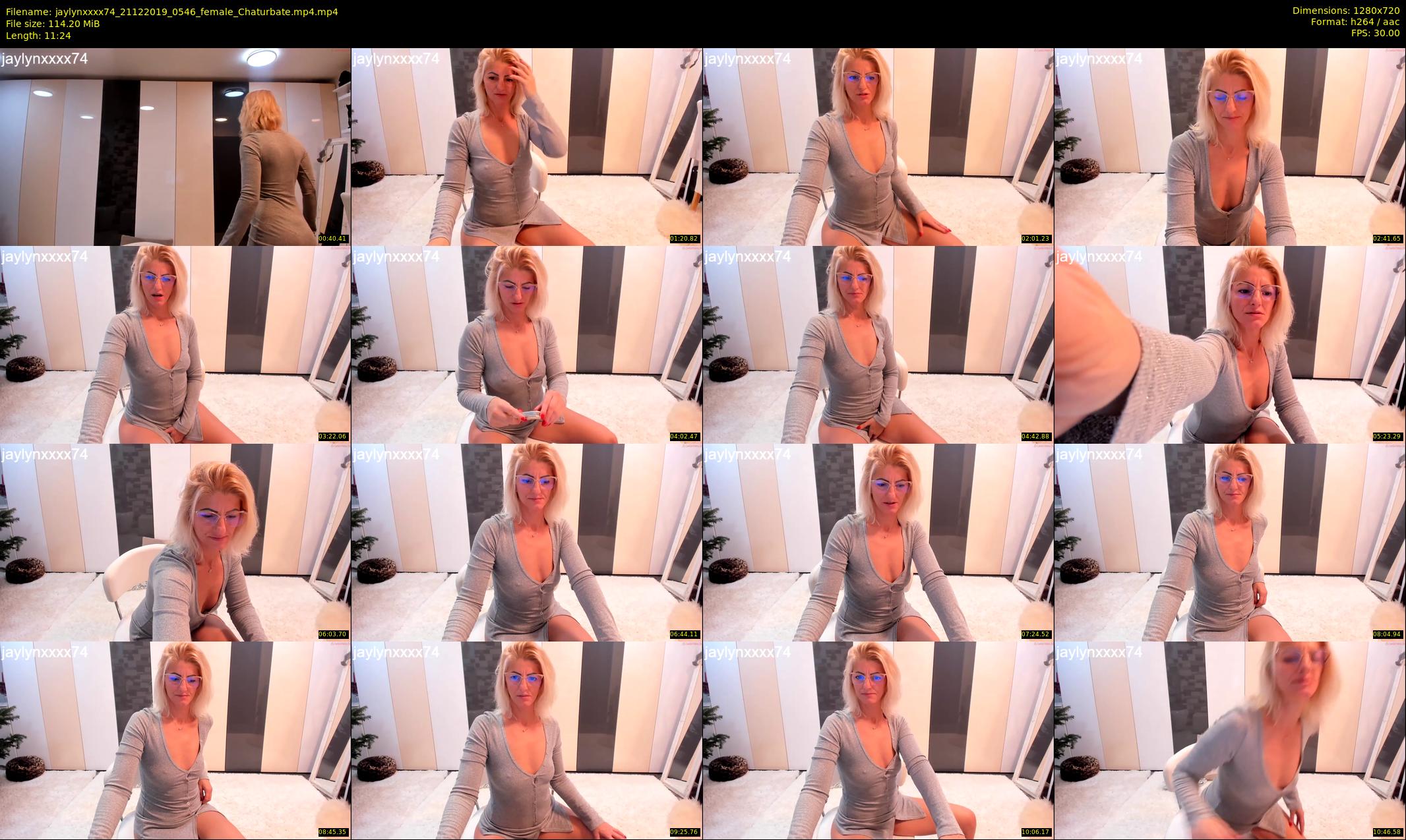 jaylynxxxx74 — 12 minute Chaturbate female cam show recording, 720p, Dec 21, 2019
