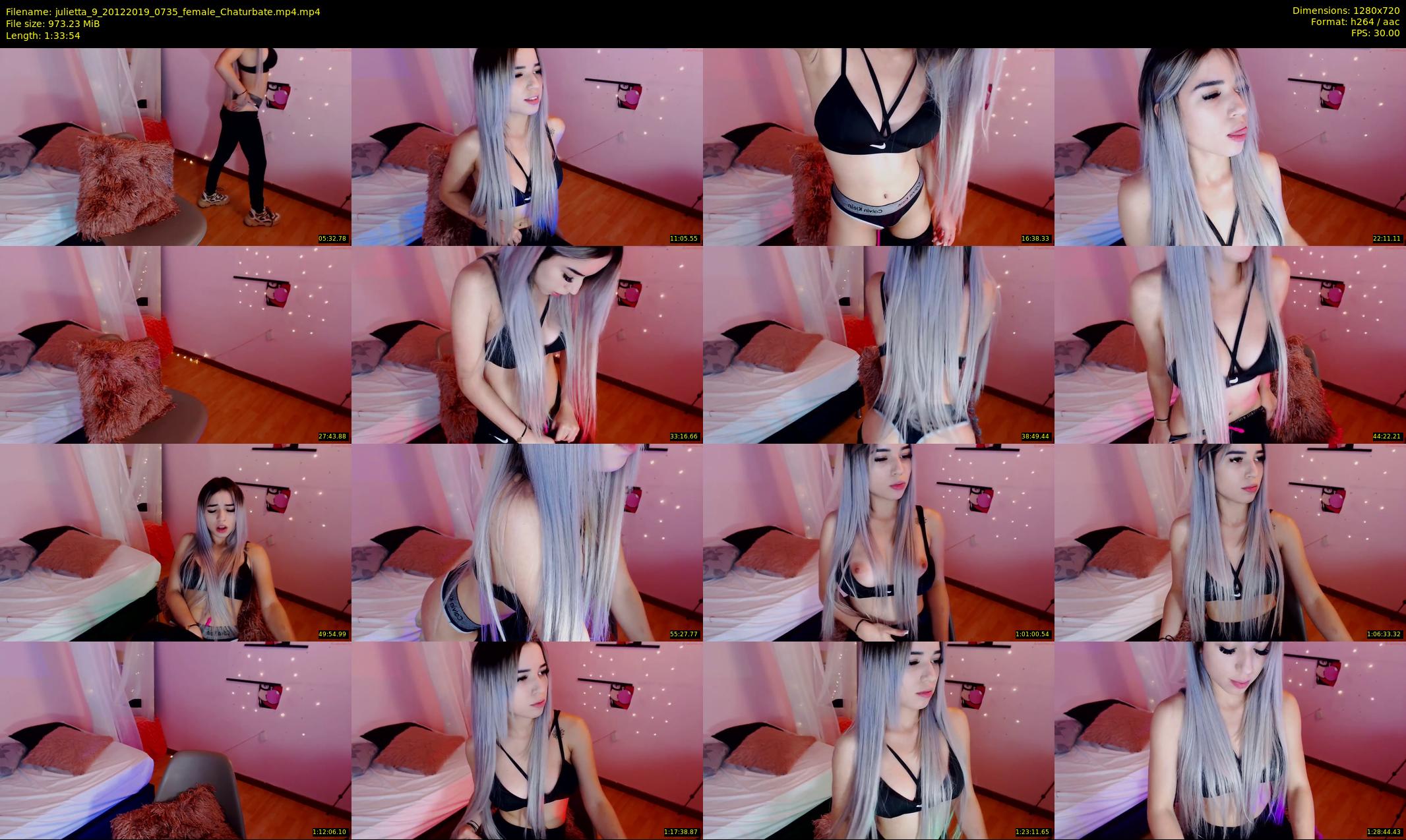 julietta_9 — 94 minute Chaturbate female cam show recording, 720p, Dec 20, 2019
