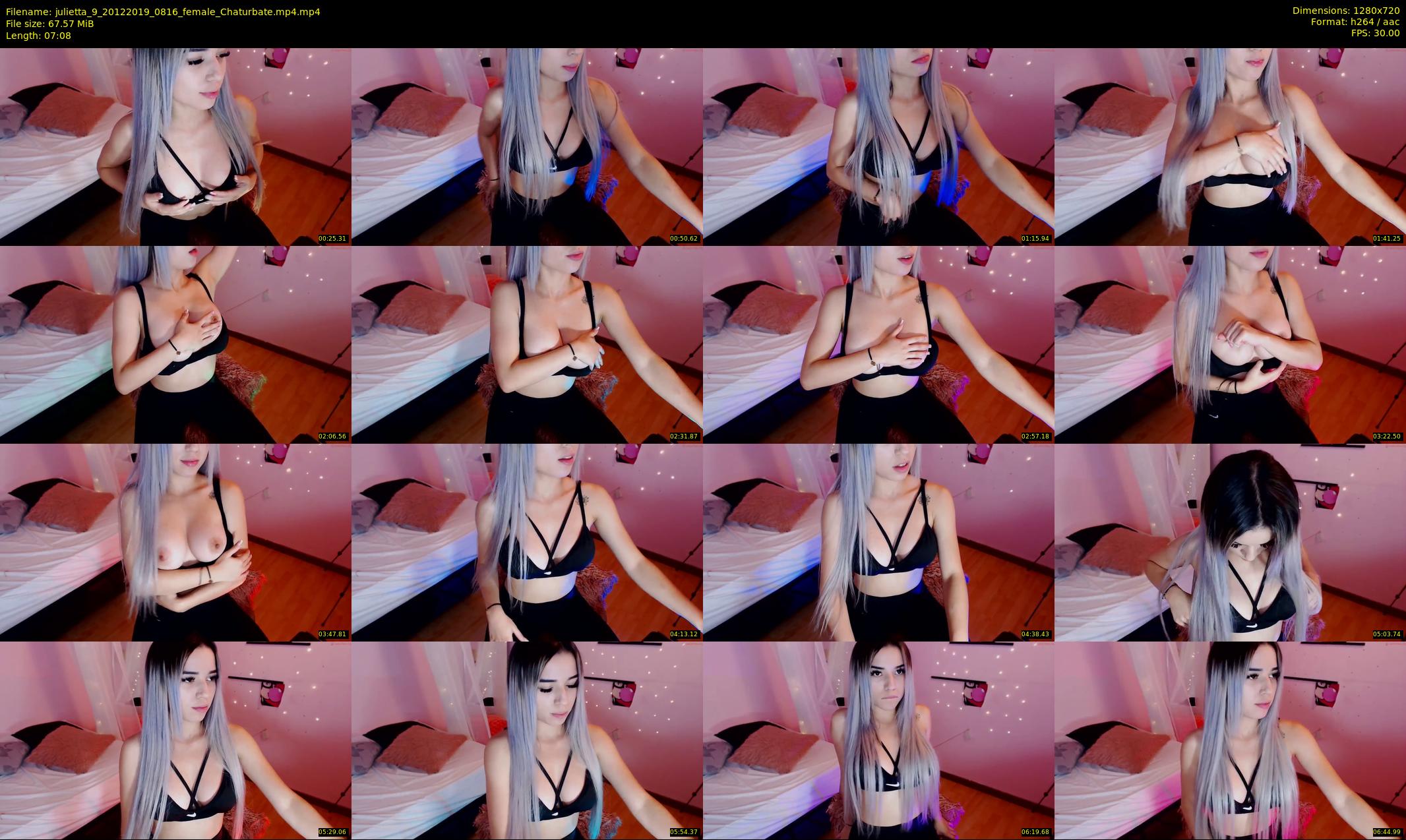 julietta_9 — 8 minute Chaturbate female cam show recording, 720p, Dec 20, 2019