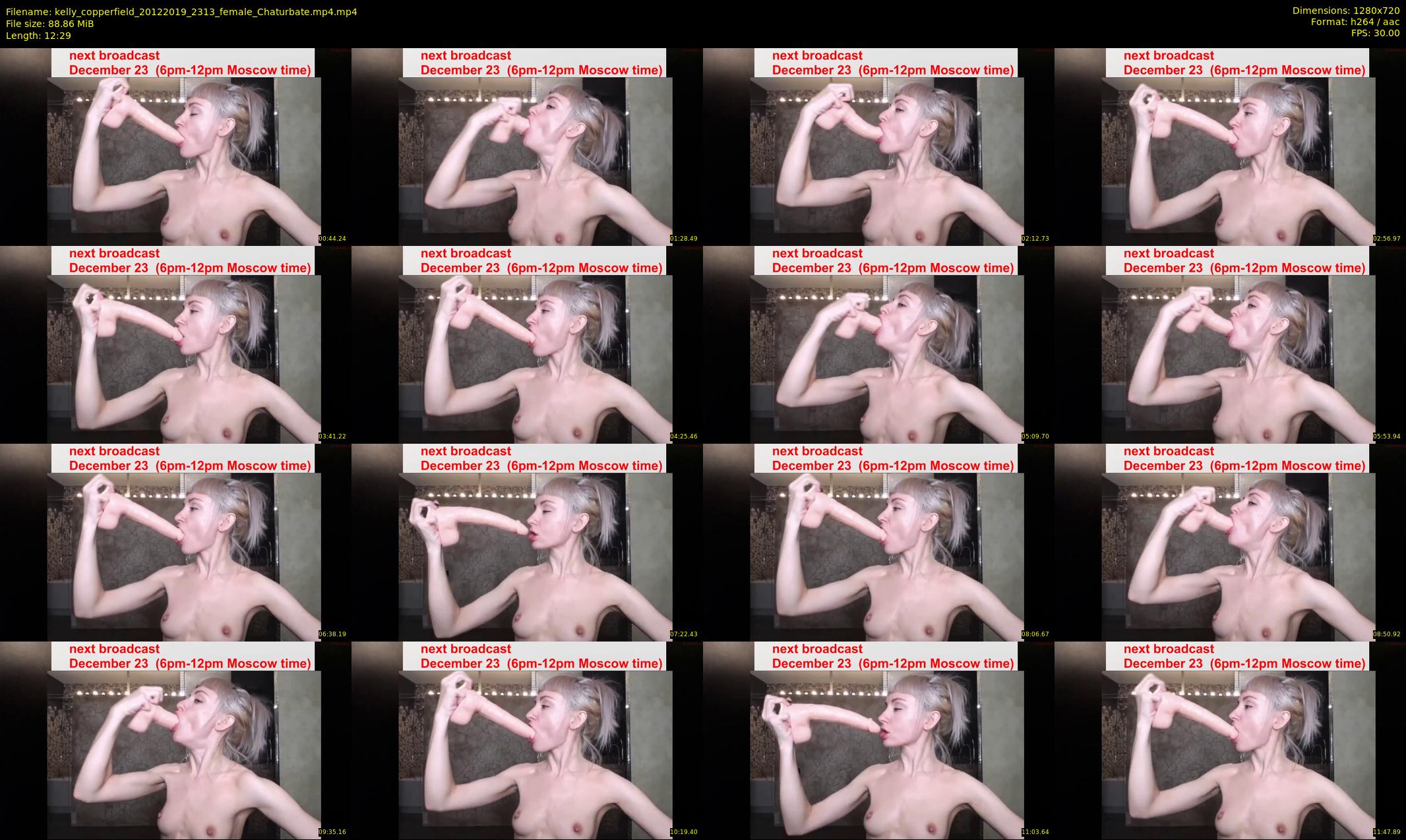 kelly_copperfield — 13 minute Chaturbate female cam show recording, 720p, Dec 20, 2019