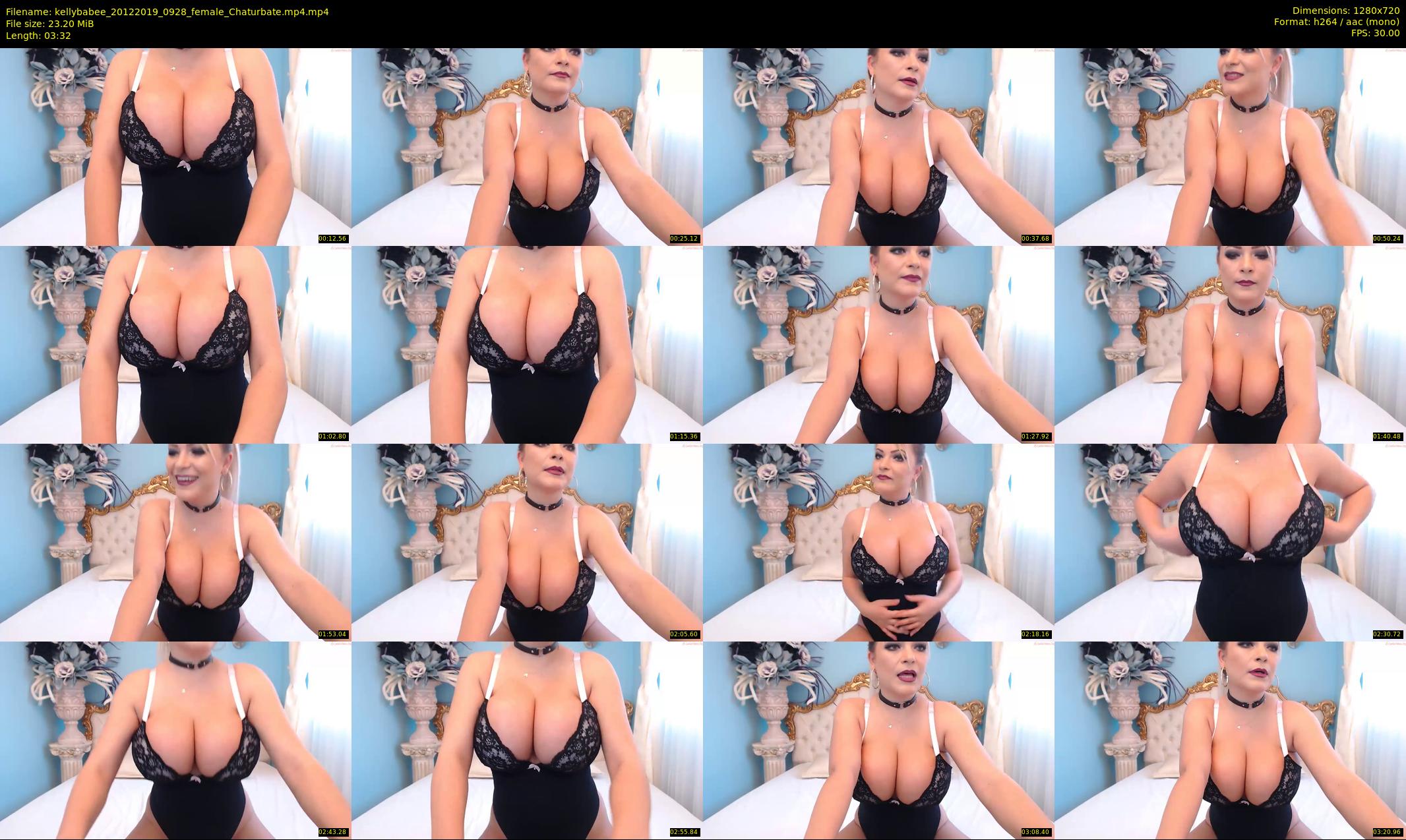 kellybabee — 4 minute Chaturbate female cam show recording, 720p, Dec 20, 2019