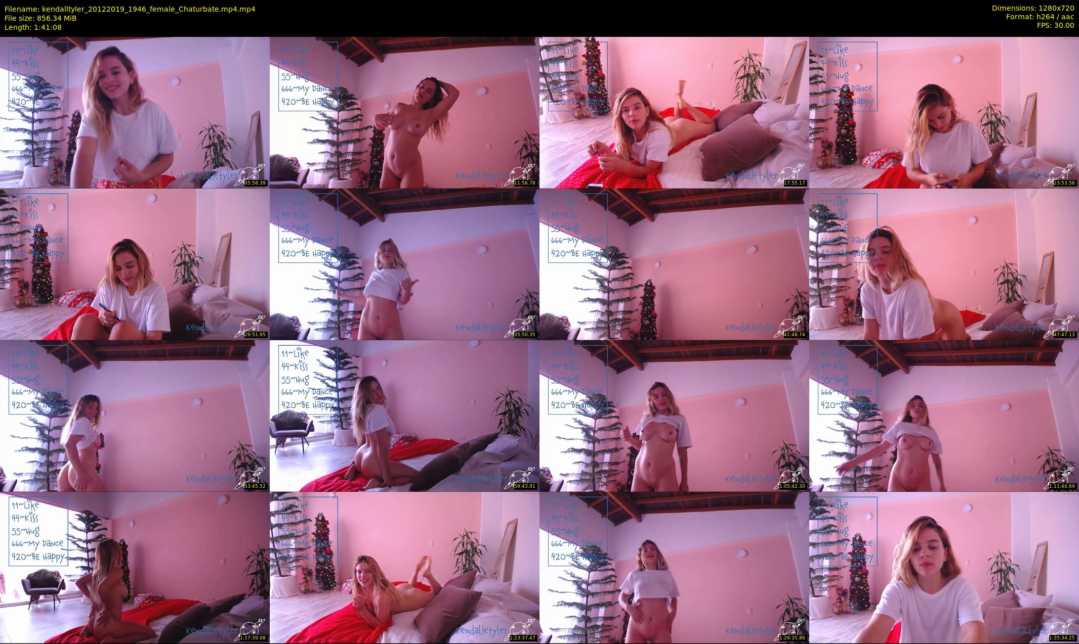 kendalltyler — 102 minute Chaturbate female cam show recording, 720p, Dec 20, 2019