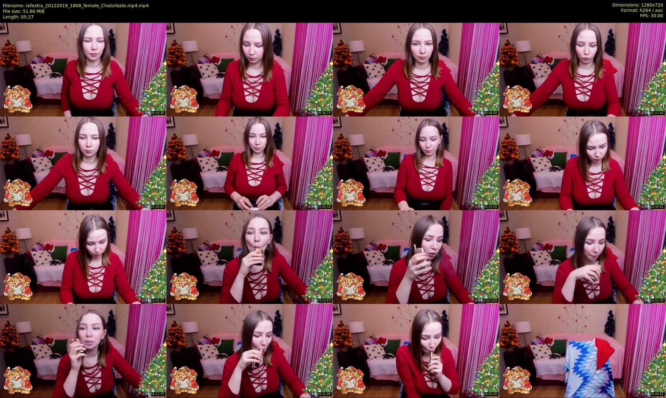 lafextra — 6 minute Chaturbate female cam show recording, 720p, Dec 20, 2019