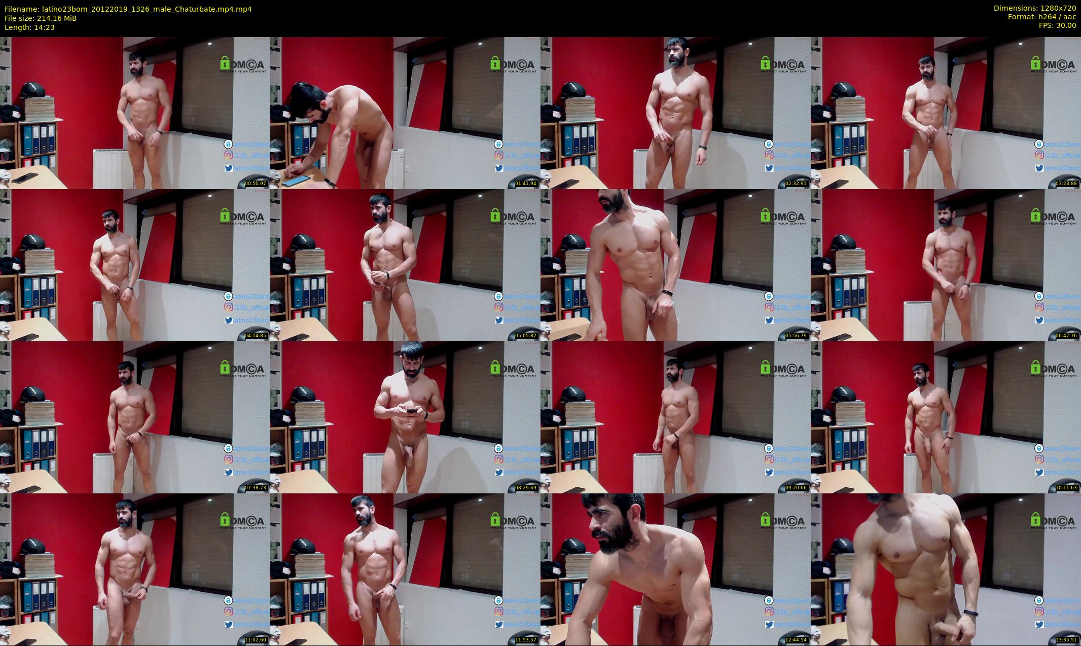latino23bom — 15 minute Chaturbate male cam show recording, 720p, Dec 20, 2019