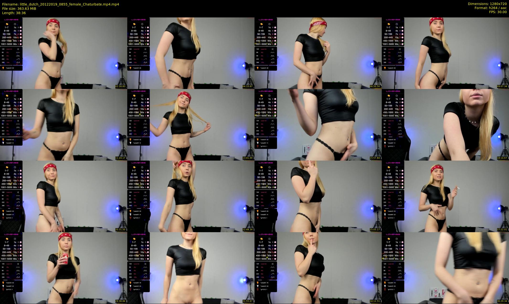 little_dutch — 39 minute Chaturbate female cam show recording, 720p, Dec 20, 2019