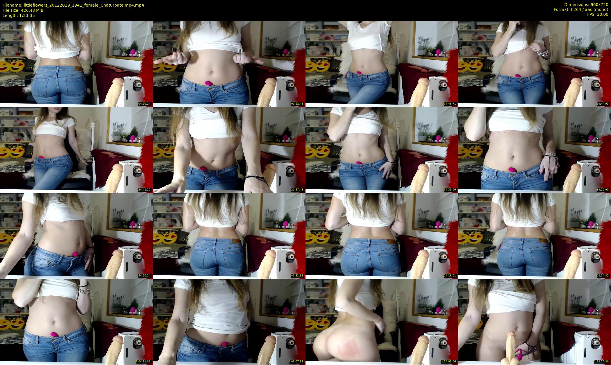 littleflowers — 84 minute Chaturbate female cam show recording, 720p, Dec 20, 2019