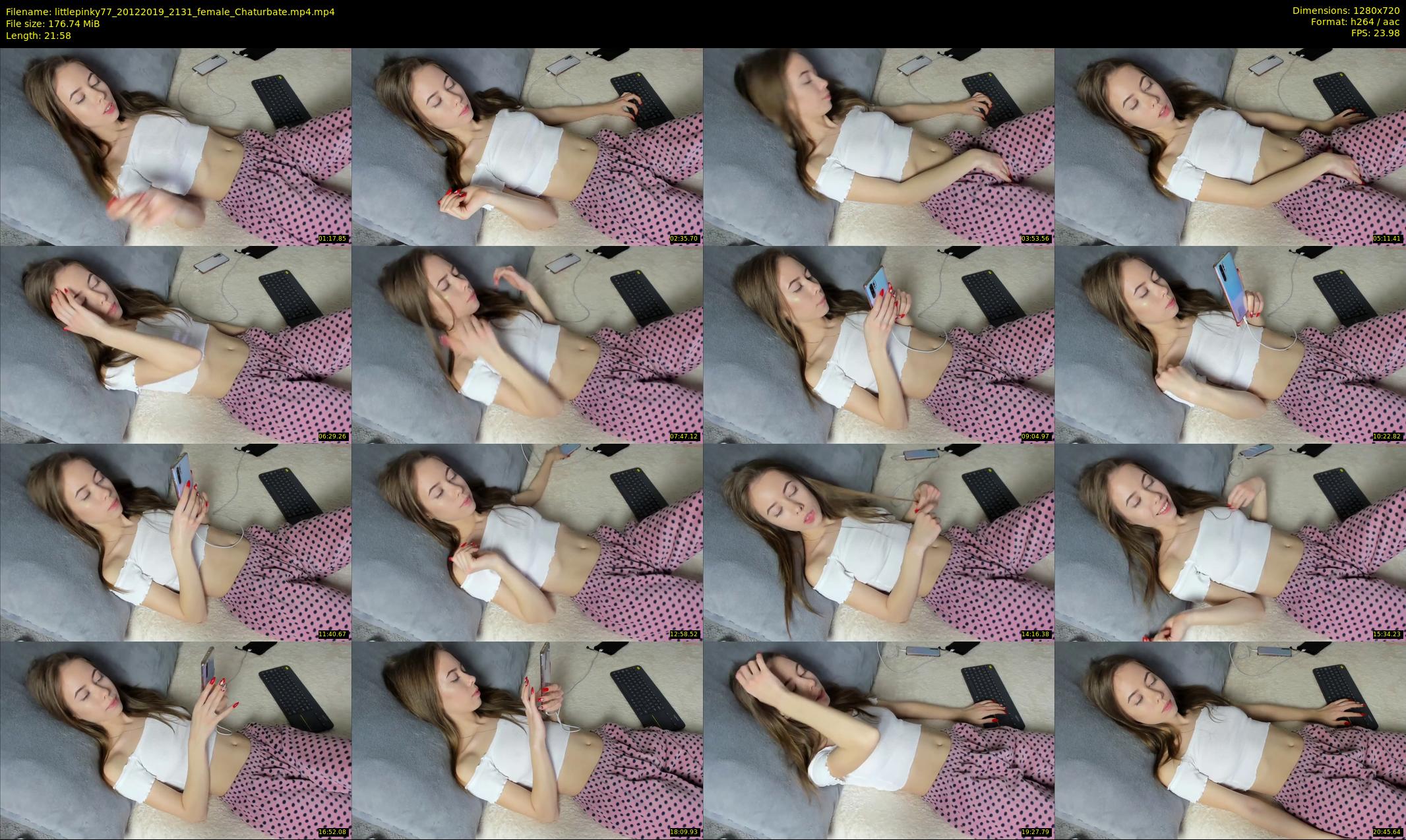 littlepinky77 — 22 minute Chaturbate female cam show recording, 720p, Dec 20, 2019