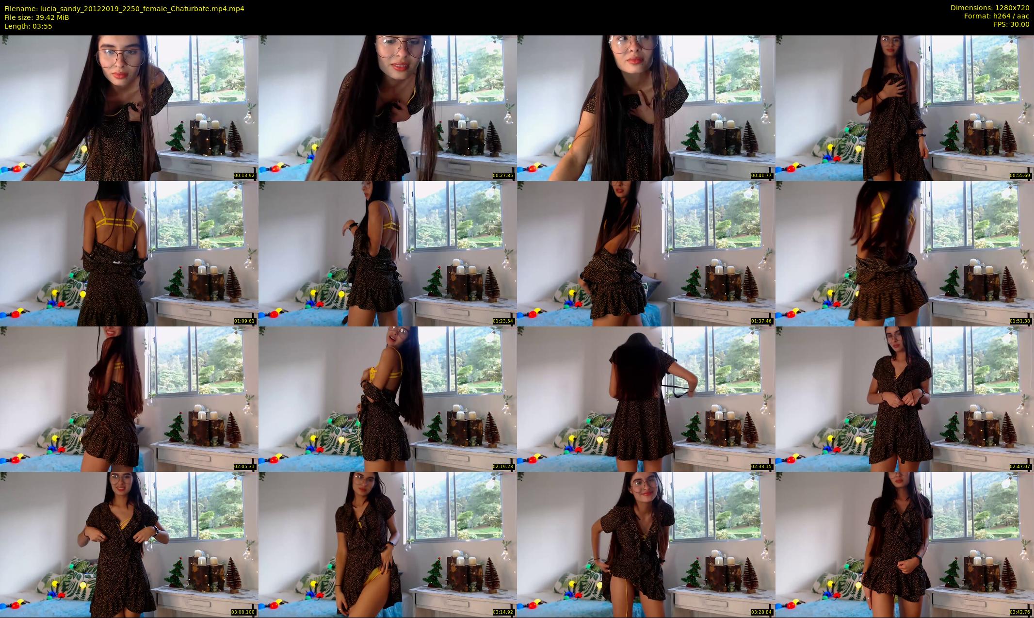 lucia_sandy — 4 minute Chaturbate female cam show recording, 720p, Dec 20, 2019