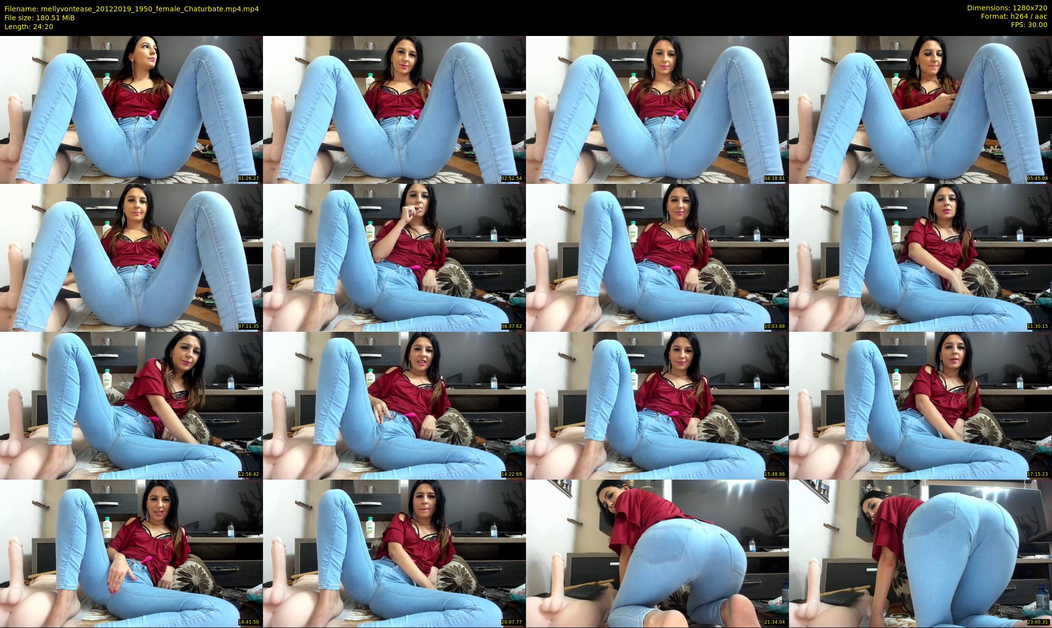 mellyvontease — 25 minute Chaturbate female cam show recording, 720p, Dec 20, 2019