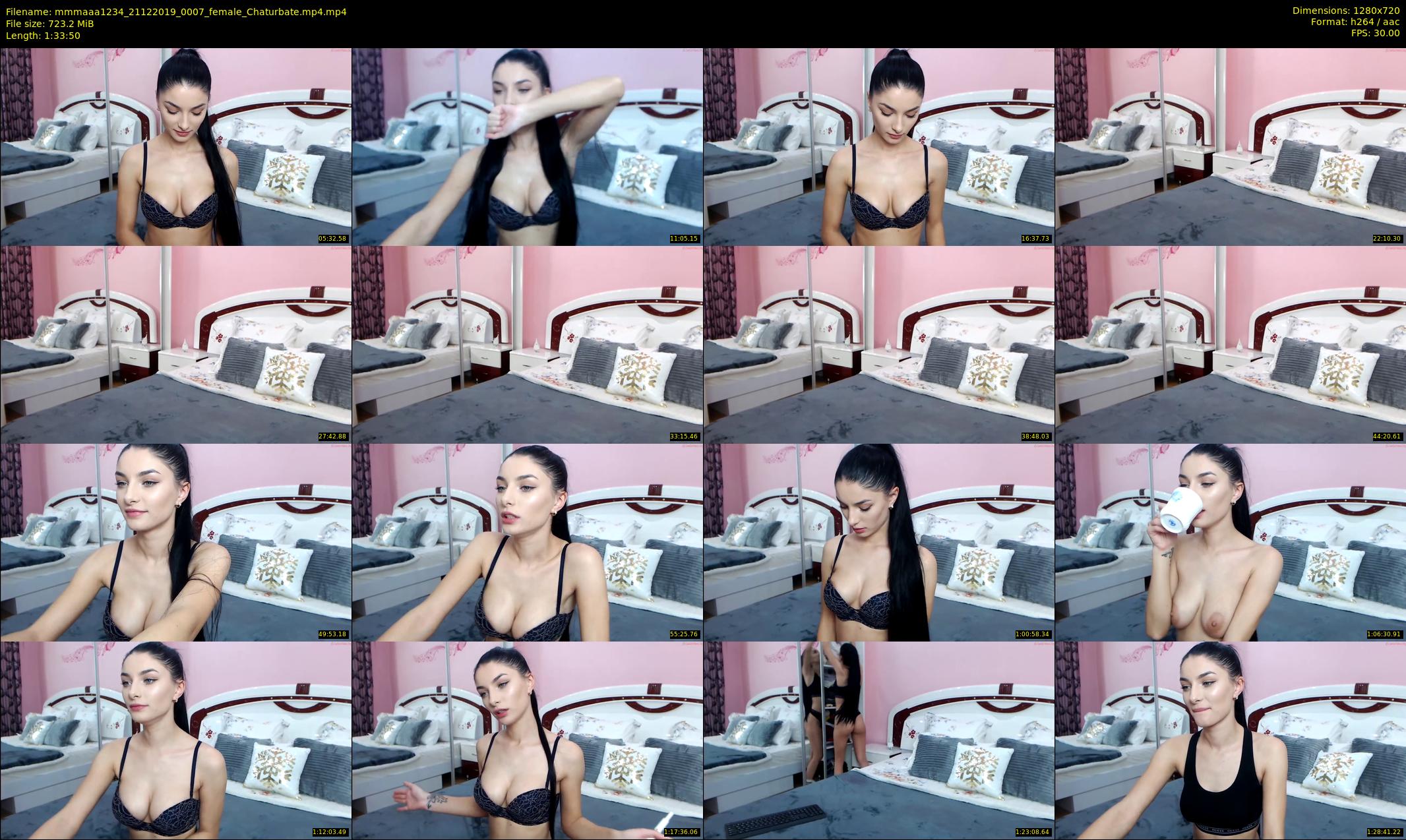 mmmaaa1234 — 94 minute Chaturbate female cam show recording, 720p, Dec 21, 2019