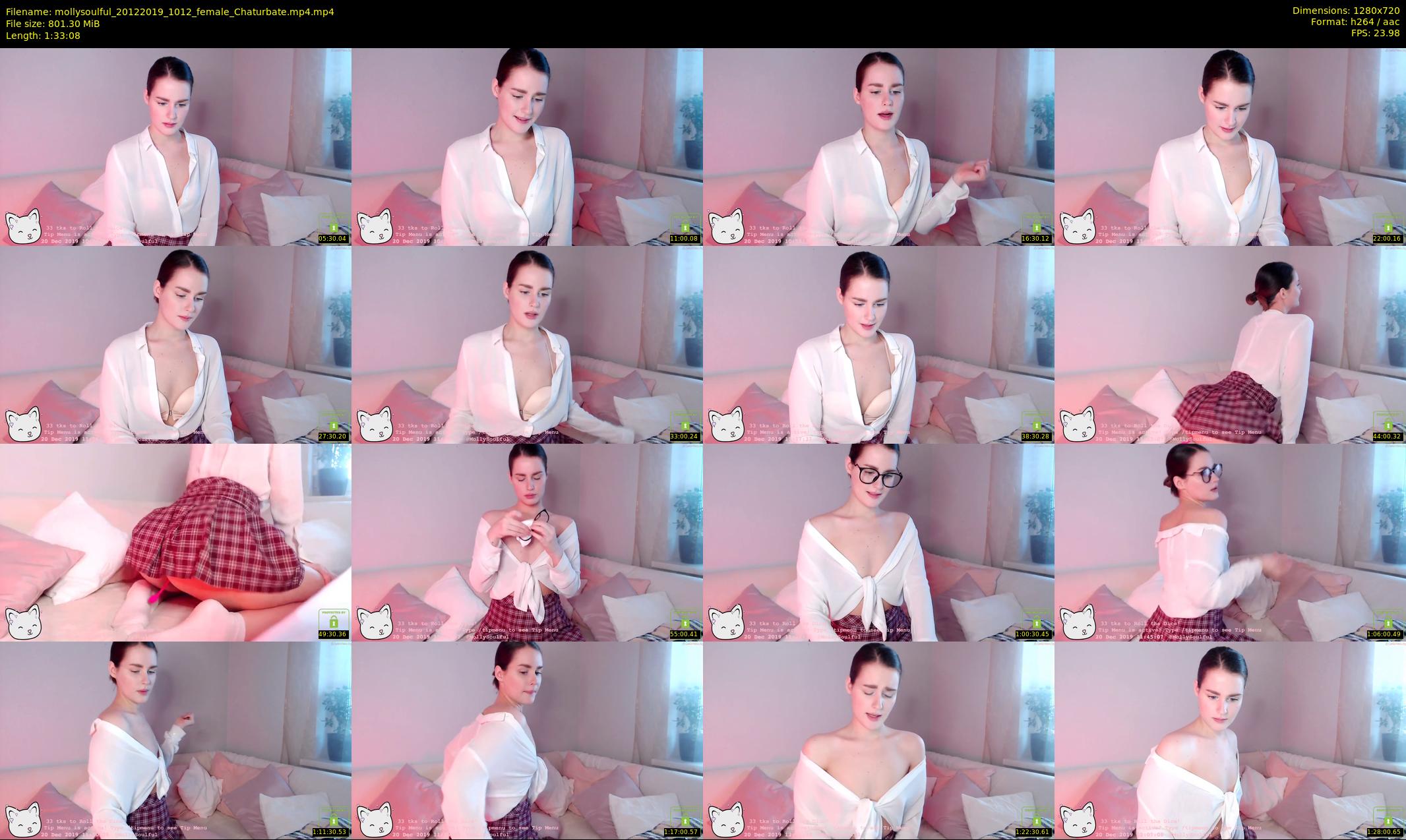 mollysoulful — 94 minute Chaturbate female cam show recording, 720p, Dec 20, 2019