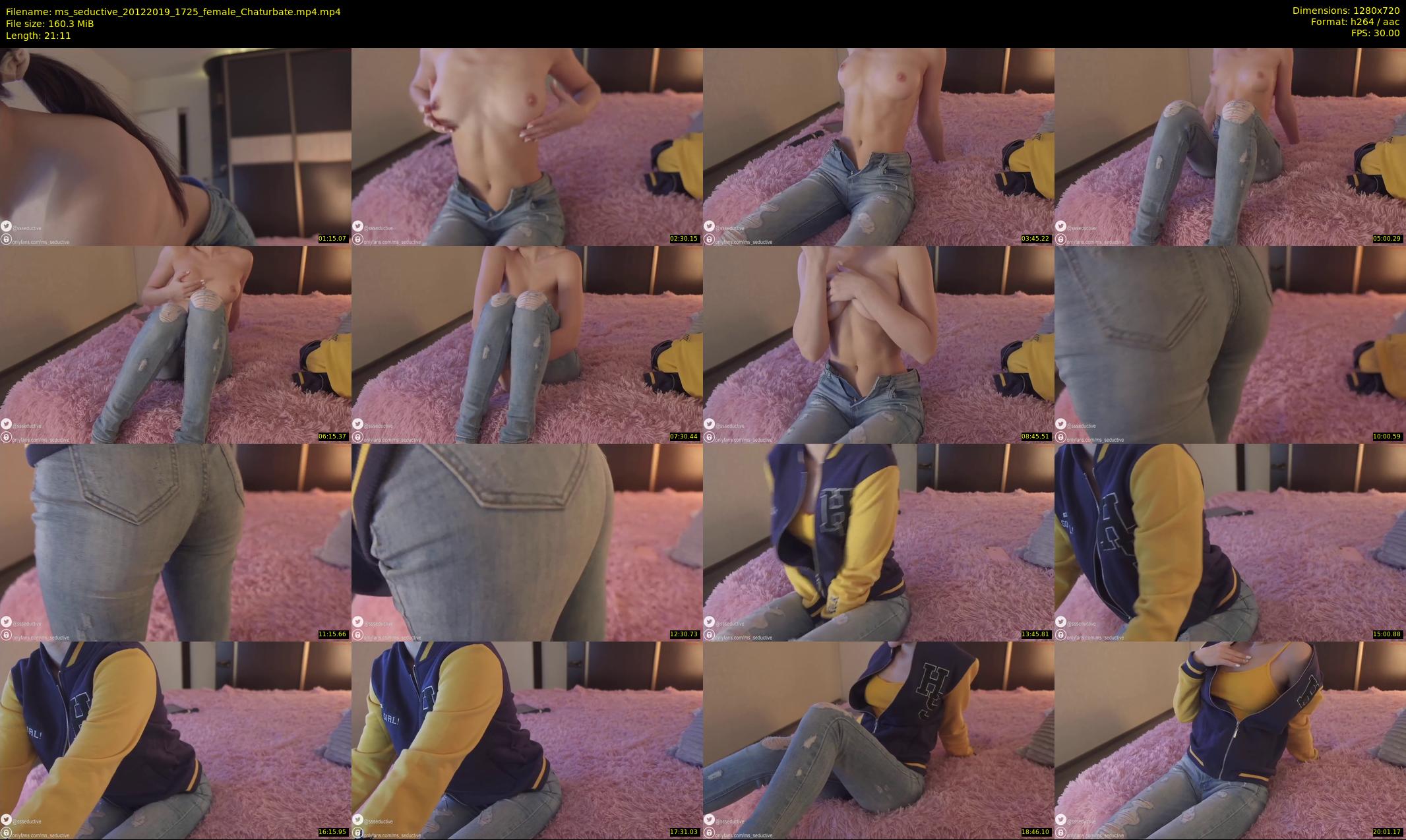 ms_seductive — 22 minute Chaturbate female cam show recording, 720p, Dec 20, 2019