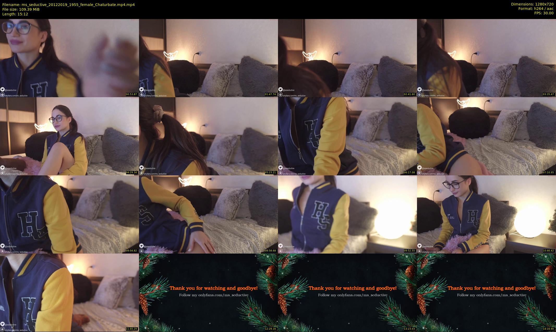 ms_seductive — 16 minute Chaturbate female cam show recording, 720p, Dec 20, 2019
