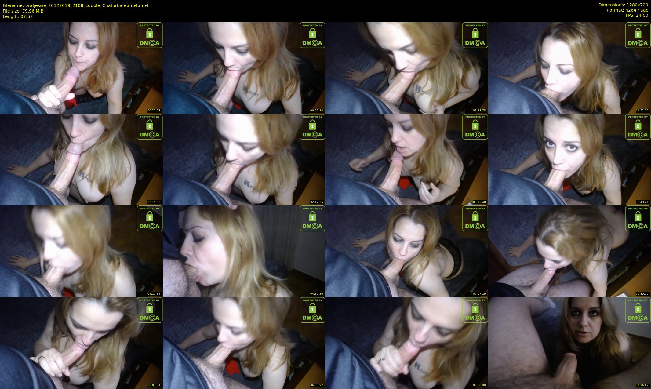 oraljessie — 8 minute Chaturbate couple cam show recording, 720p, Dec 20, 2019