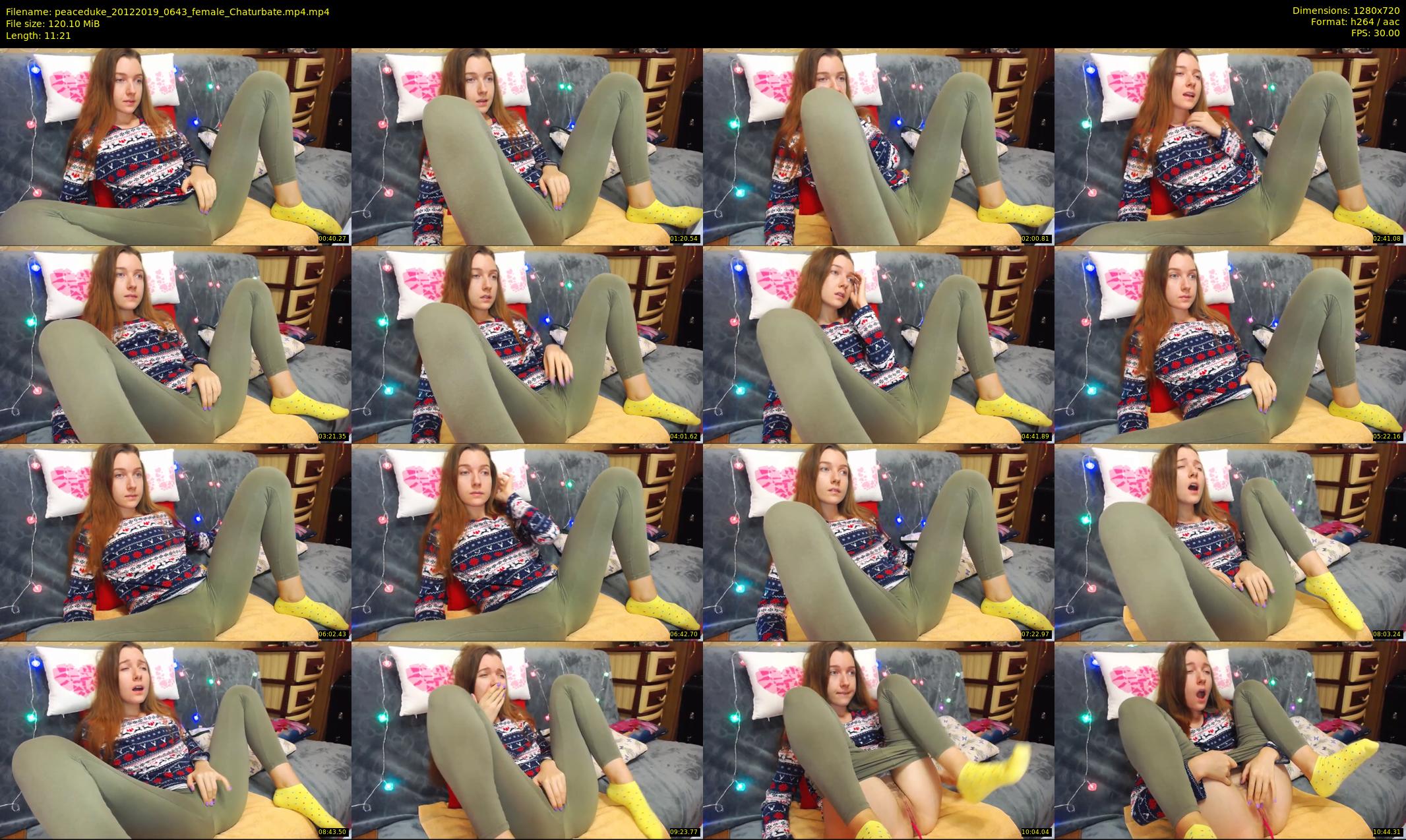 peaceduke — 12 minute Chaturbate female cam show recording, 720p, Dec 20, 2019