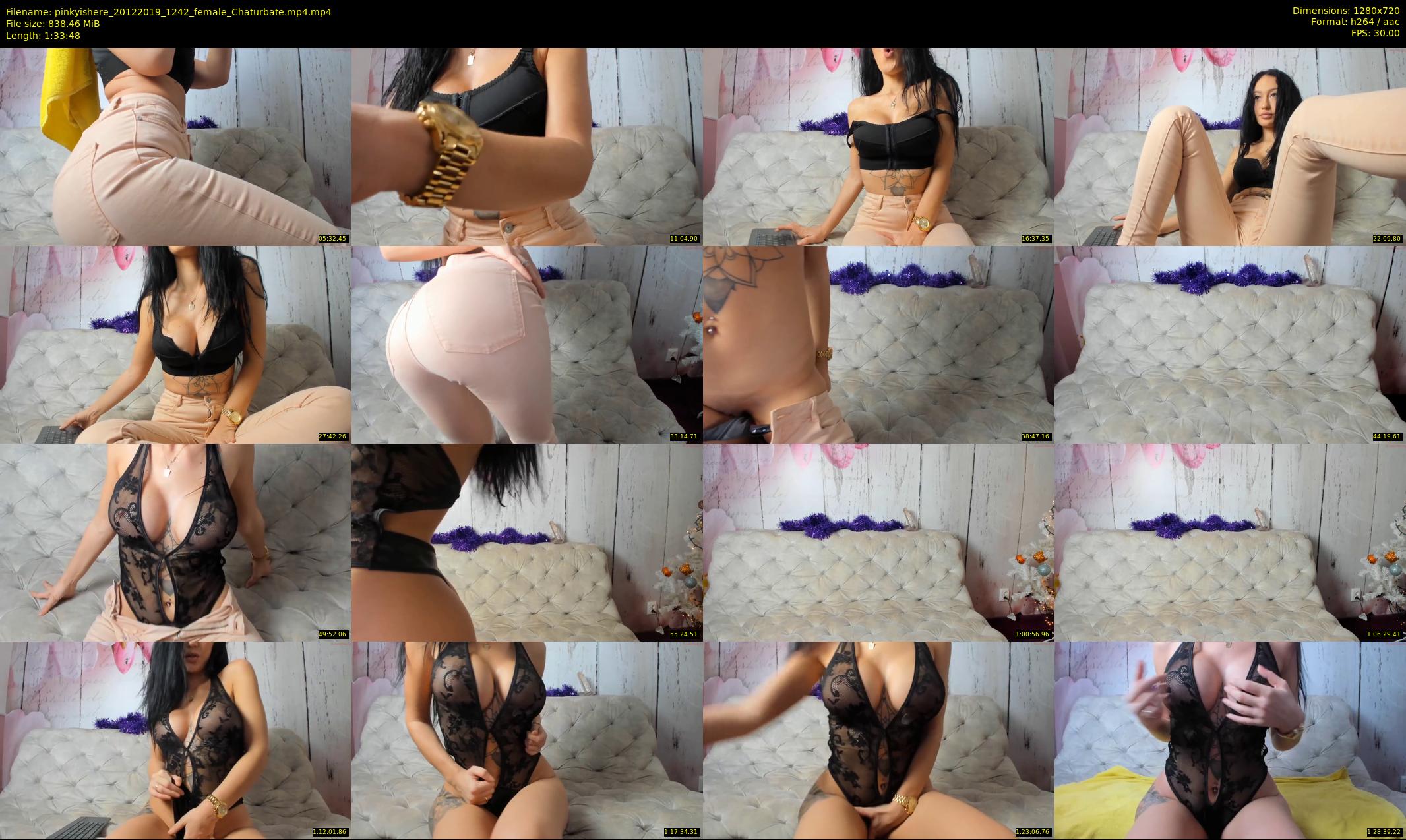 pinkyishere — 94 minute Chaturbate female cam show recording, 720p, Dec 20, 2019