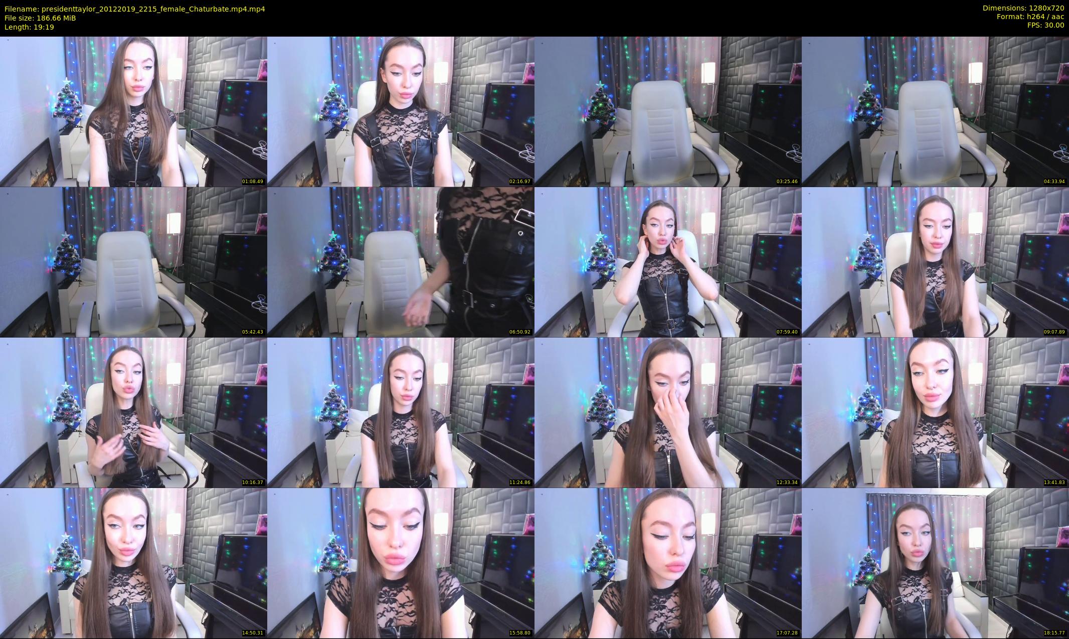 presidenttaylor — 20 minute Chaturbate female cam show recording, 720p, Dec 20, 2019