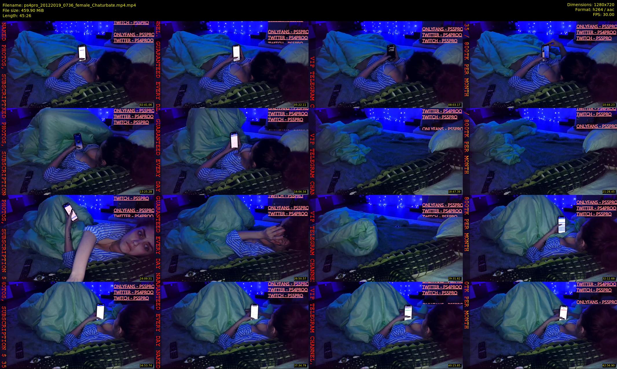 ps4pro — 46 minute Chaturbate female cam show recording, 720p, Dec 20, 2019
