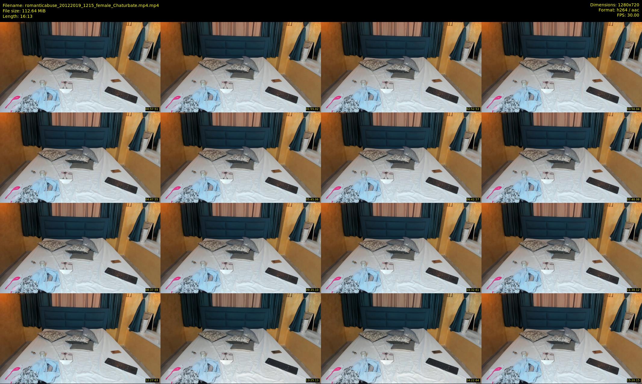 romanticabuse — 17 minute Chaturbate female cam show recording, 720p, Dec 20, 2019