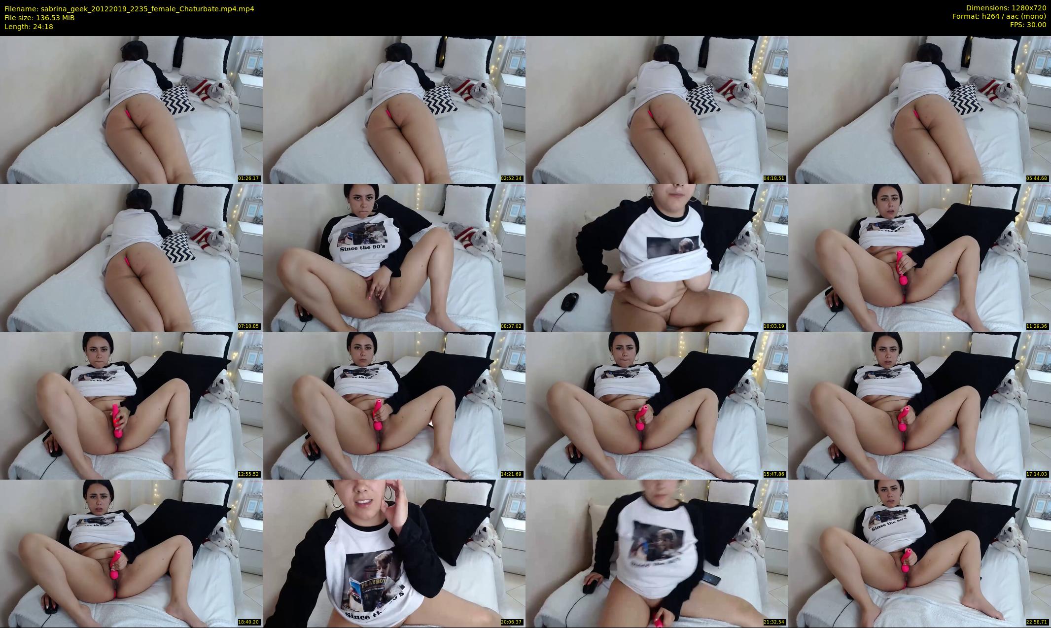 sabrina_geek — 25 minute Chaturbate female cam show recording, 720p, Dec 20, 2019