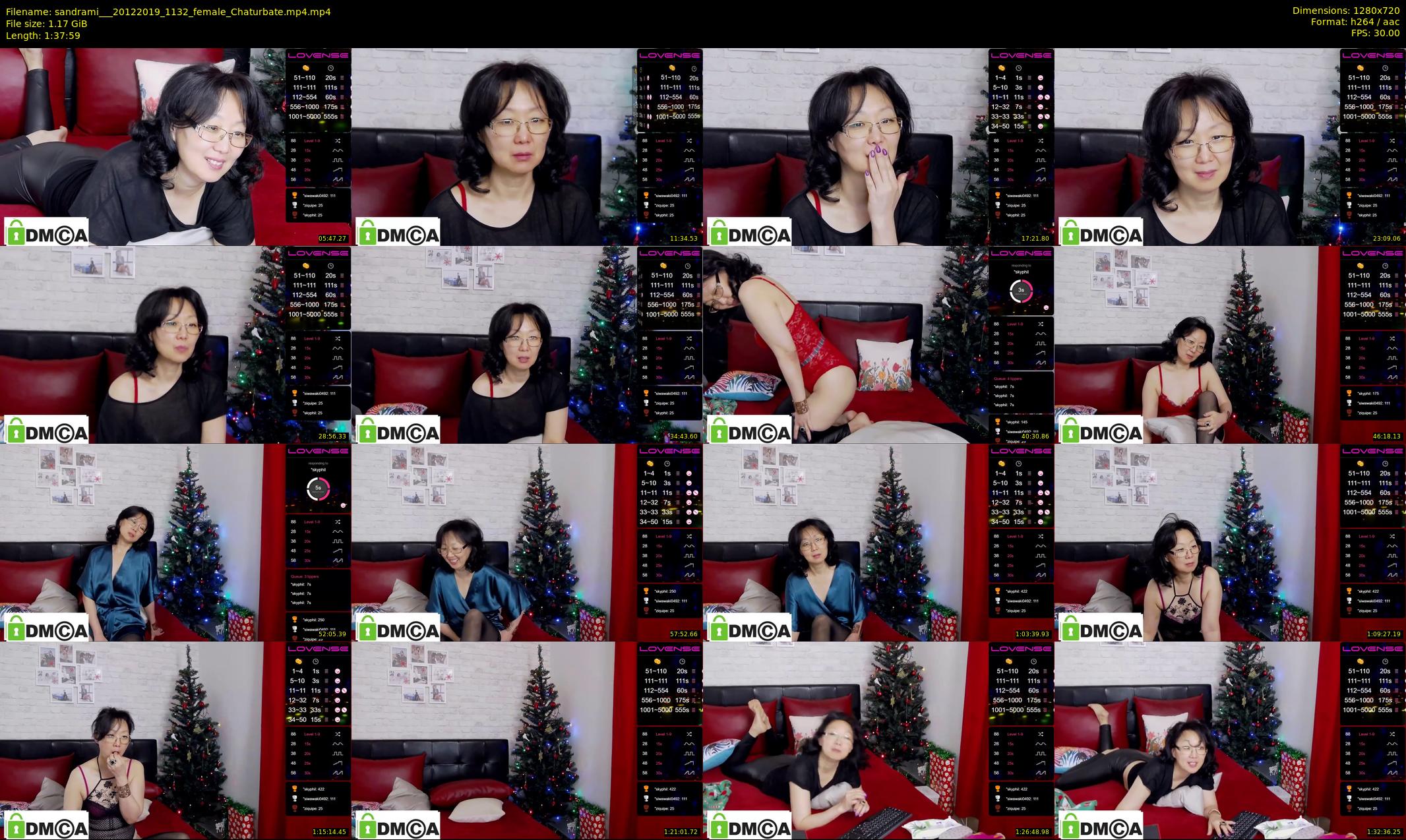 sandrami__ — 98 minute Chaturbate female cam show recording, 720p, Dec 20, 2019
