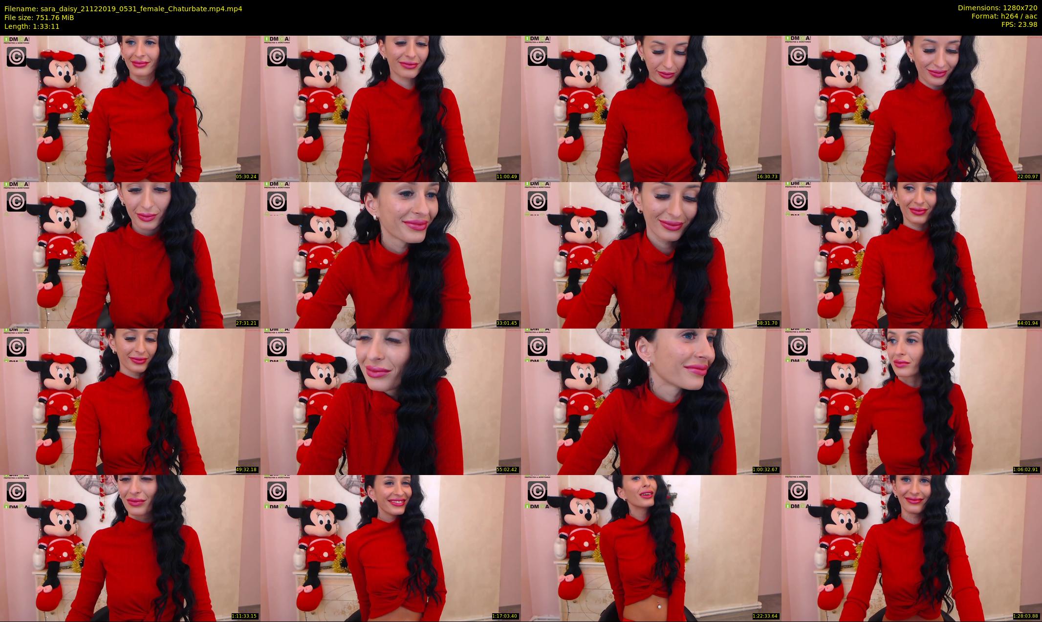 sara_daisy — 94 minute Chaturbate female cam show recording, 720p, Dec 21, 2019
