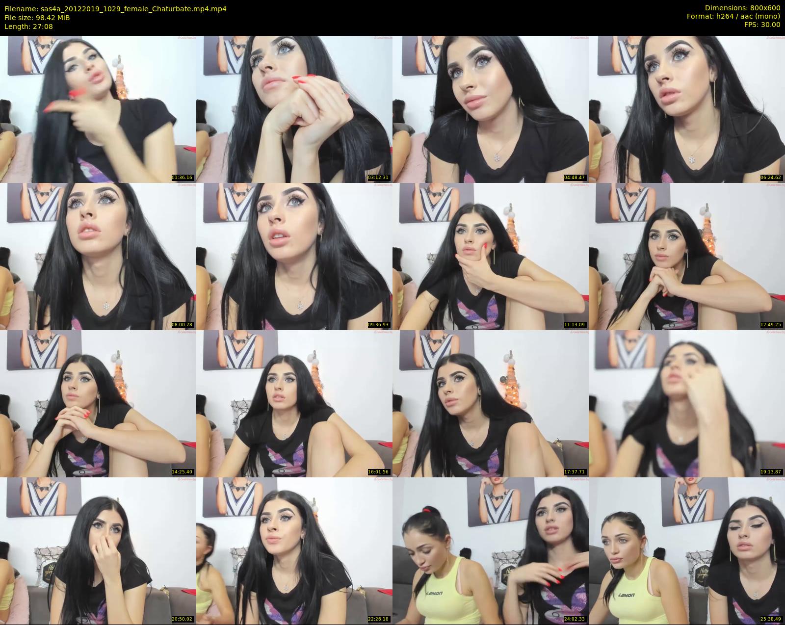 sas4a — 28 minute Chaturbate female cam show recording, 480p, Dec 20, 2019
