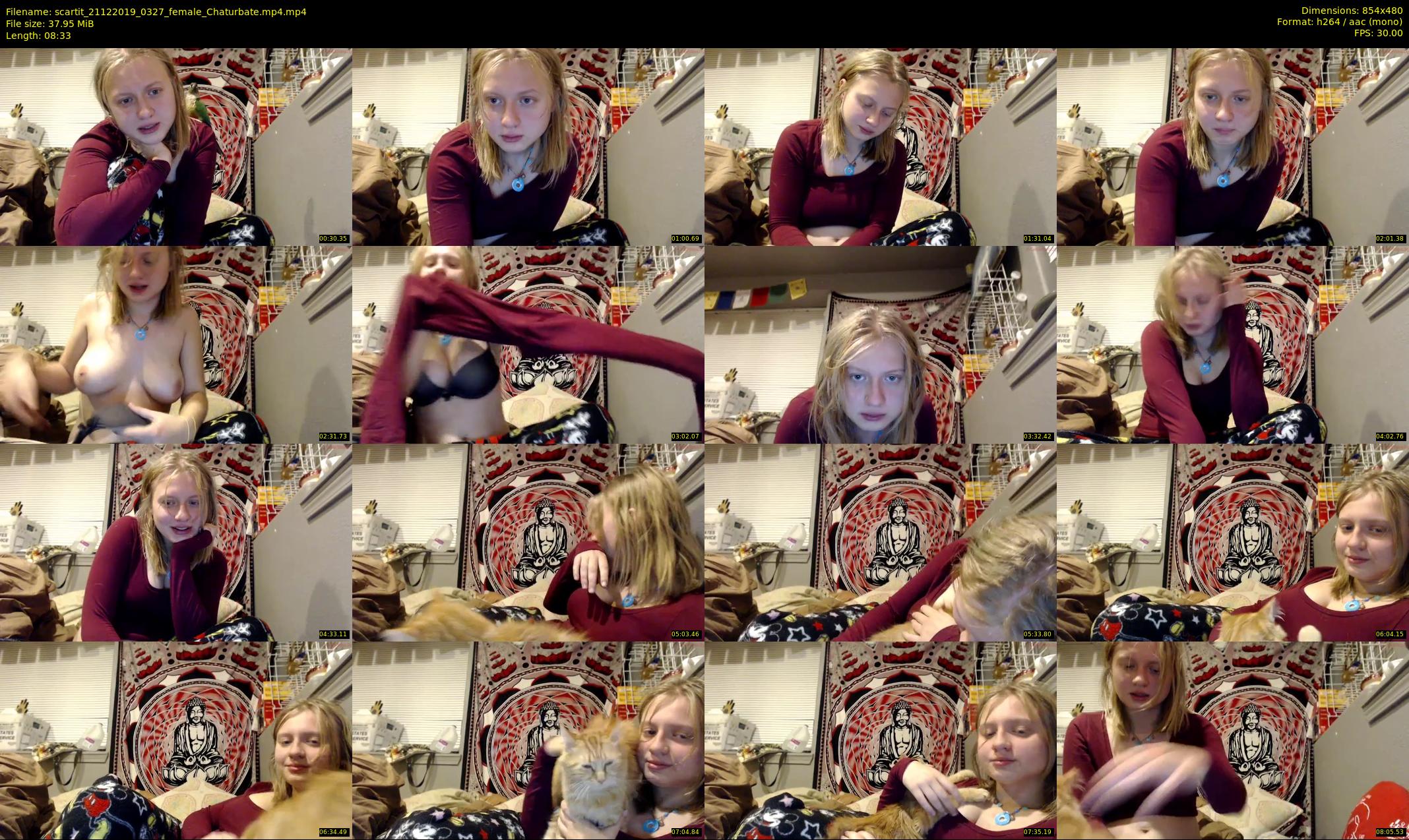 scartit — 9 minute Chaturbate female cam show recording, 480p, Dec 21, 2019