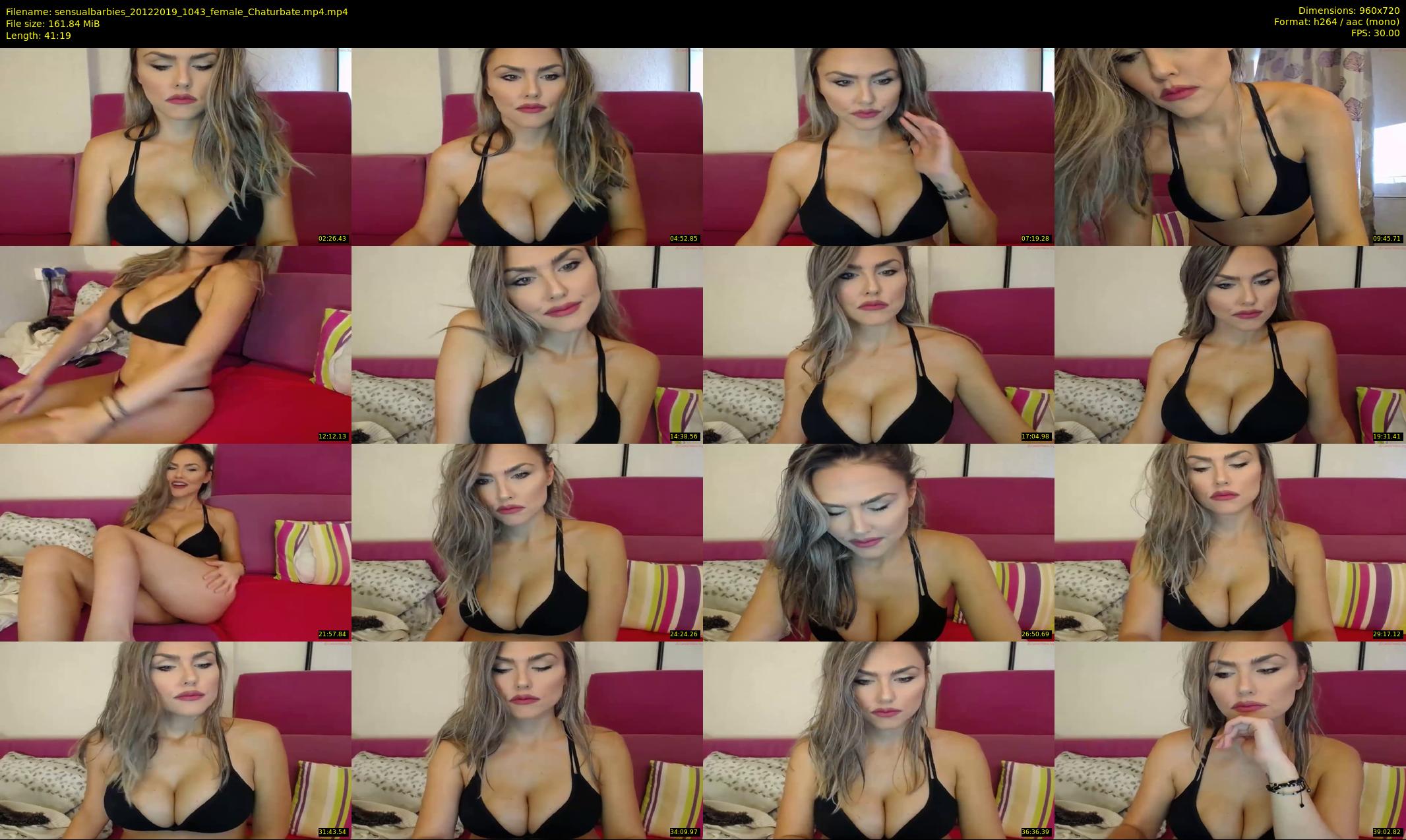 sensualbarbies — 42 minute Chaturbate female cam show recording, 720p, Dec 20, 2019