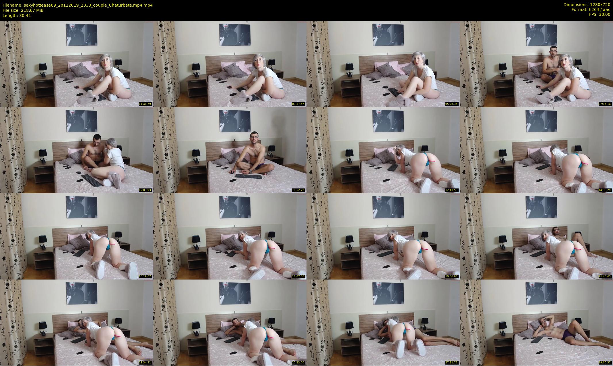 sexyhottease69 — 31 minute Chaturbate female cam show recording, 720p, Dec 20, 2019